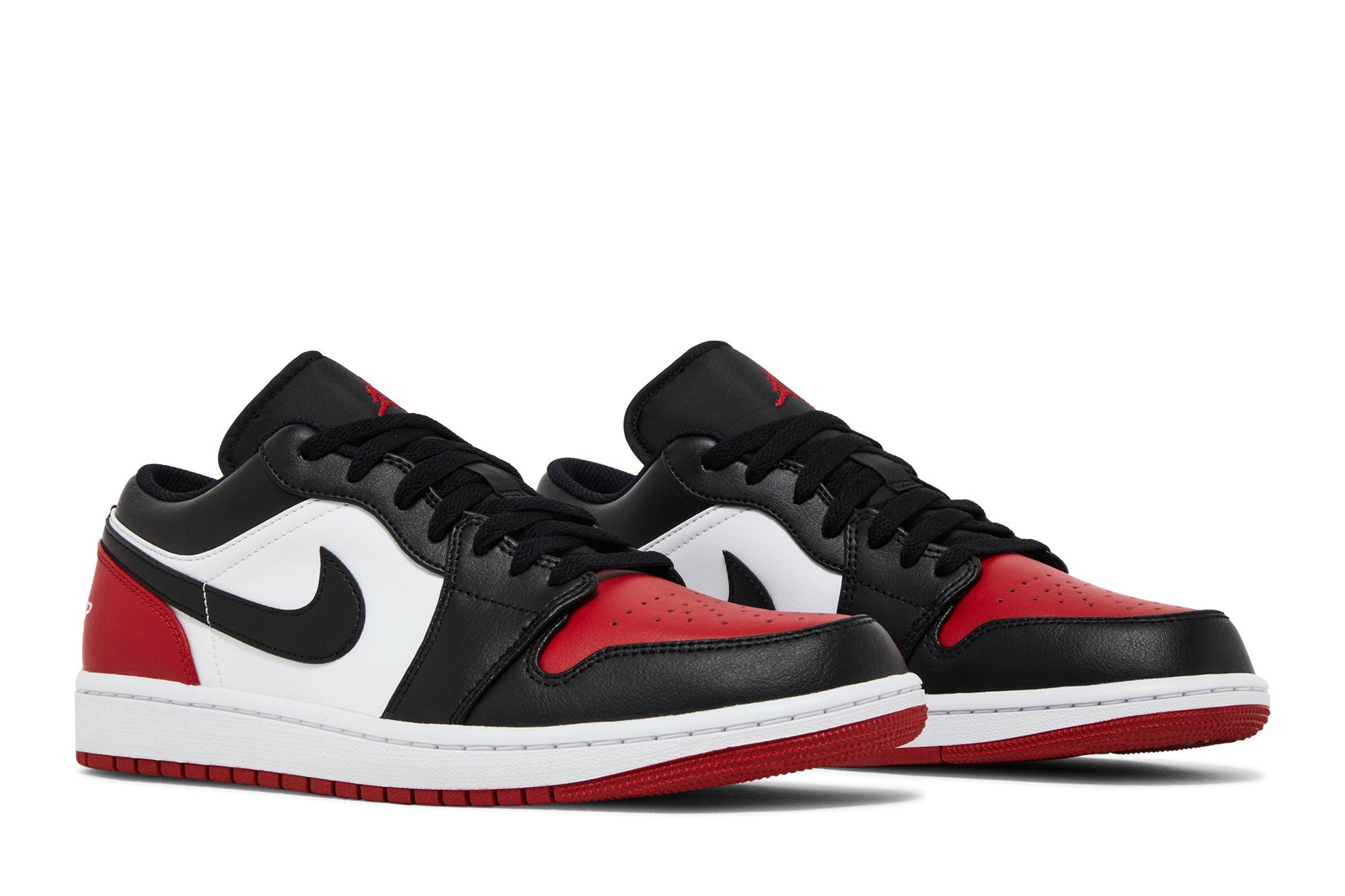 Air Jordan 1 Low Bred Toe 2.0 553558-161 Nicesnk