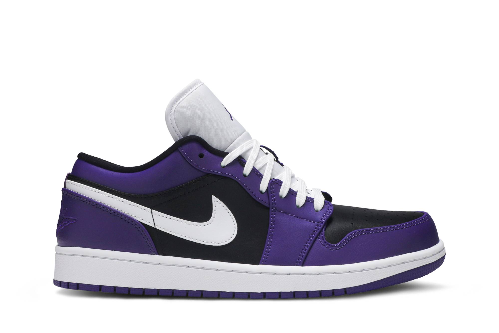 Air Jordan 1 Low Court Purple Black 553558-501 Nicesnk