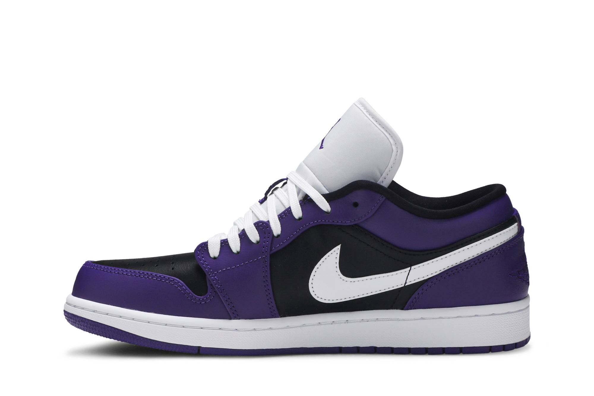 Air Jordan 1 Low Court Purple Black 553558-501 Nicesnk