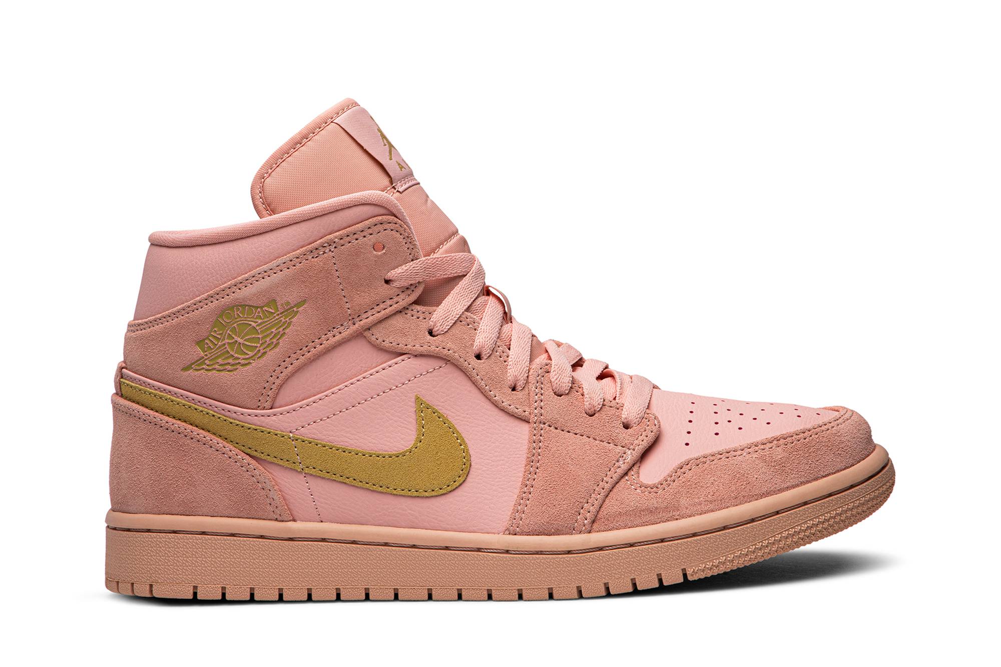 Air Jordan 1 Mid ‘Coral Gold’ 852542-600