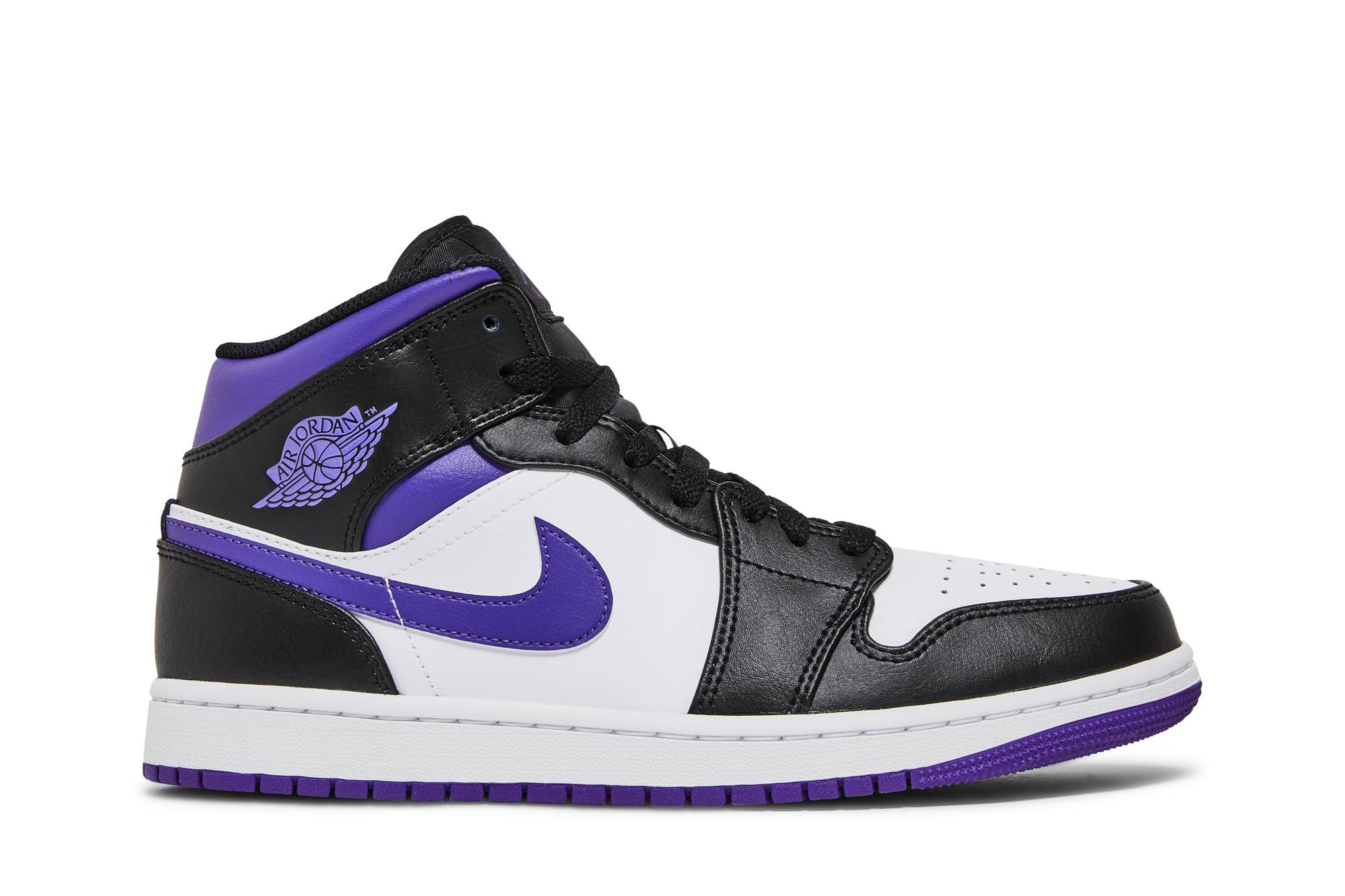 Air Jordan 1 Mid Court Purple 554724-095 Nicesnk