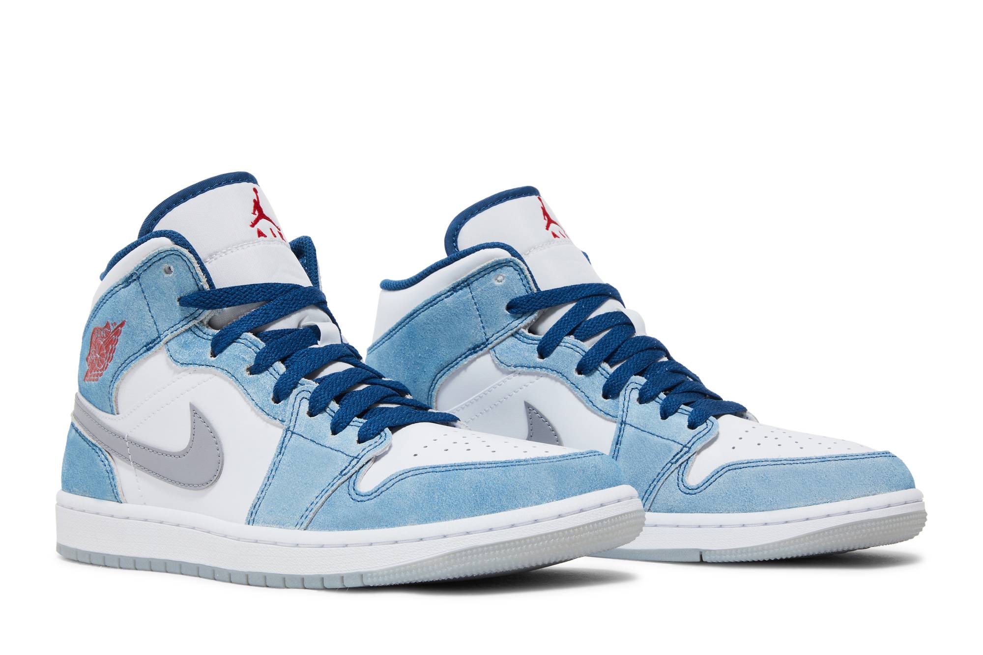 Air Jordan 1 Mid ‘French Blue Fire Red’ DN3706-401