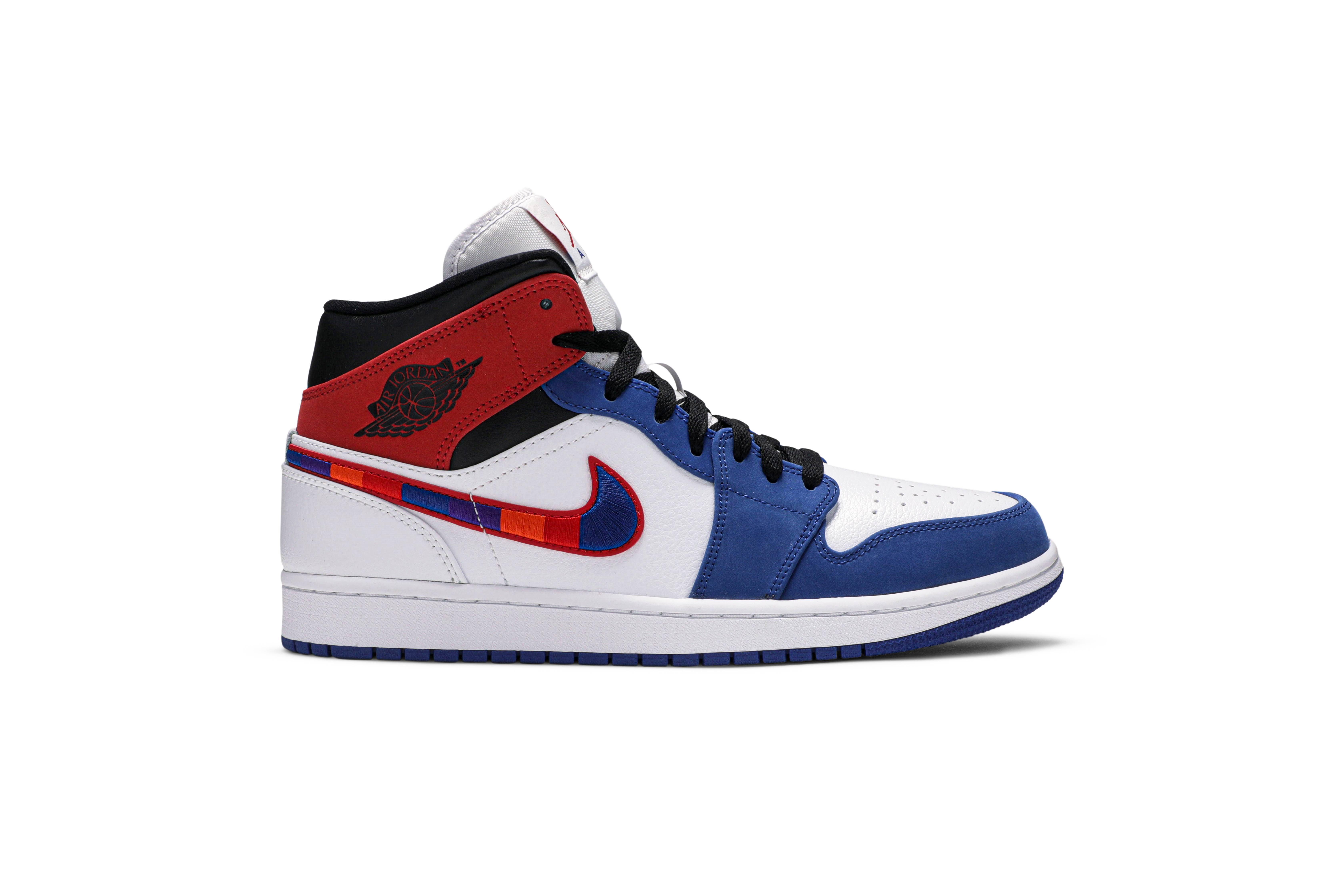Air Jordan 1 Mid ‘Multicolored Swoosh’ 852542-146