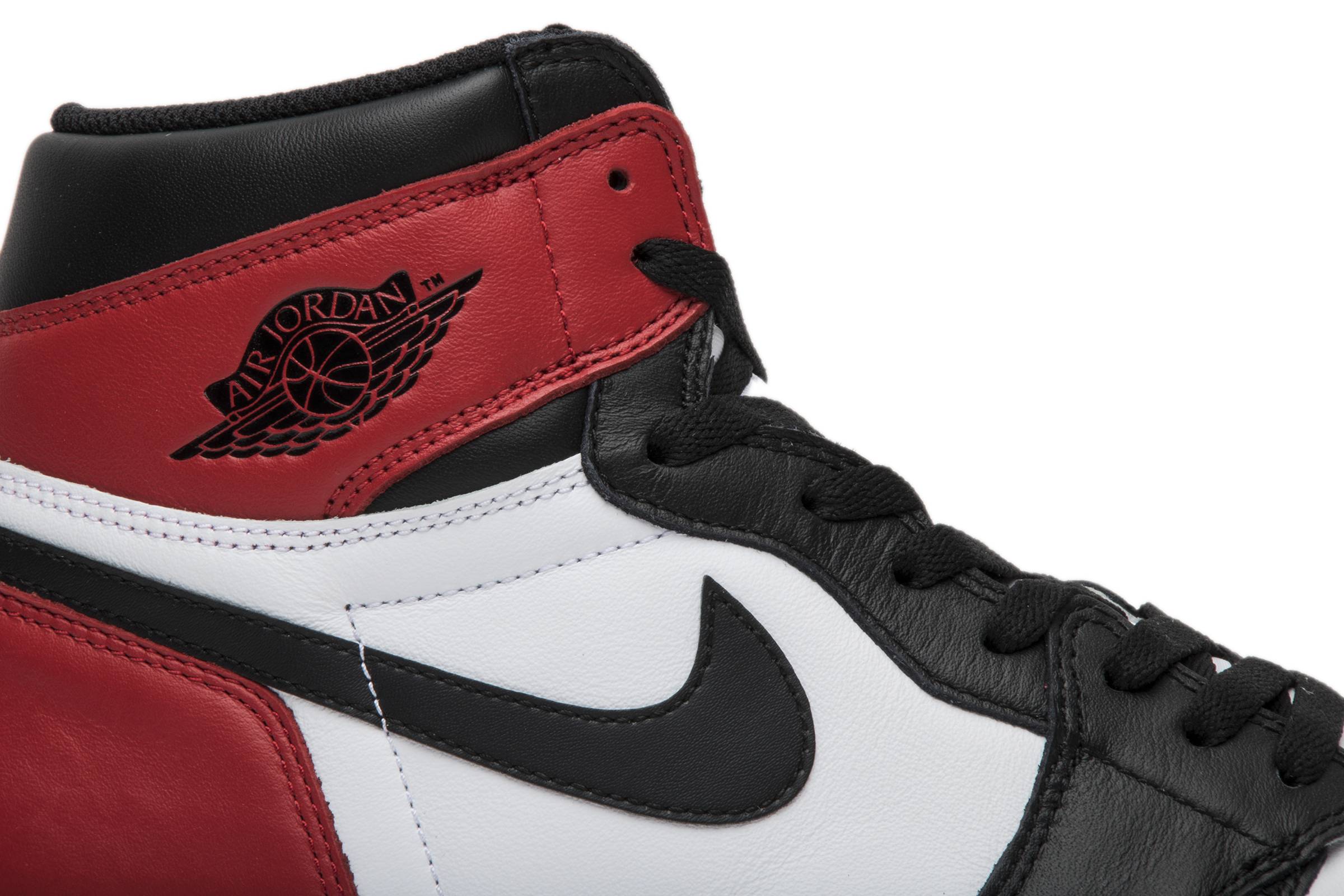 Air Jordan 1 Retro High OG Black Toe 2016 555088-125 Nicesnk