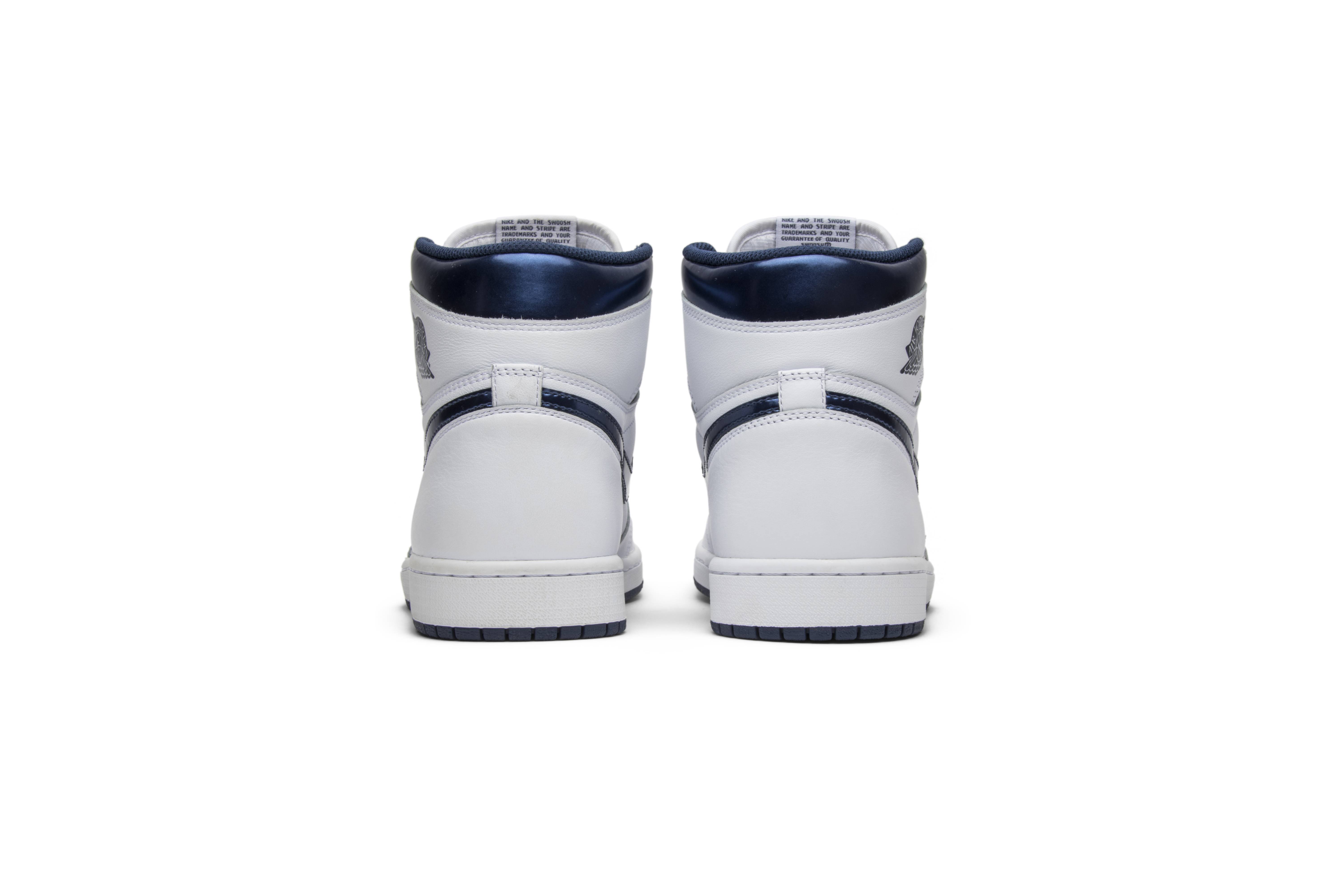 Air Jordan 1 Retro High OG Metallic Navy 2016 555088-106 Nicesnk