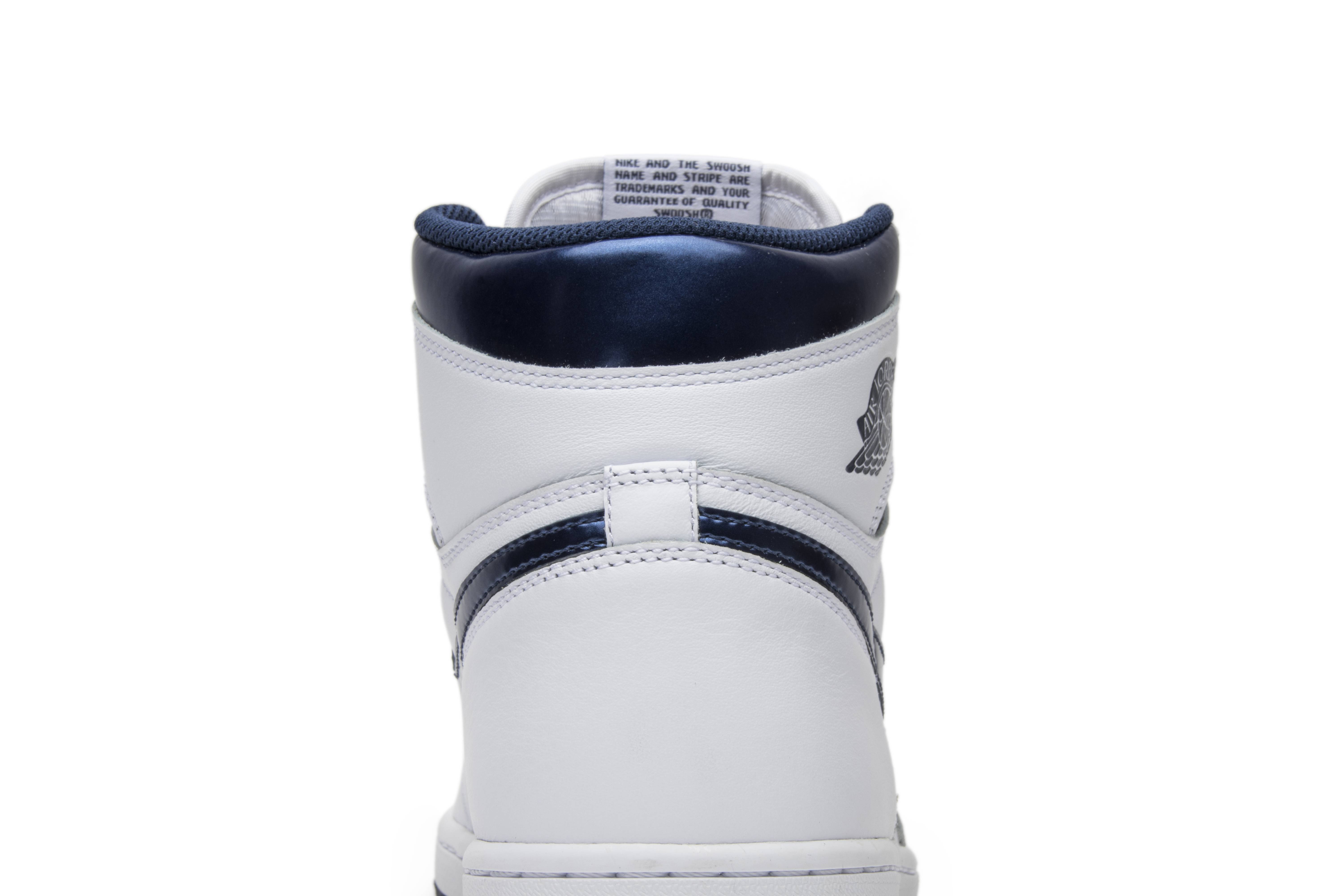 Air Jordan 1 Retro High OG Metallic Navy 2016 555088-106 Nicesnk