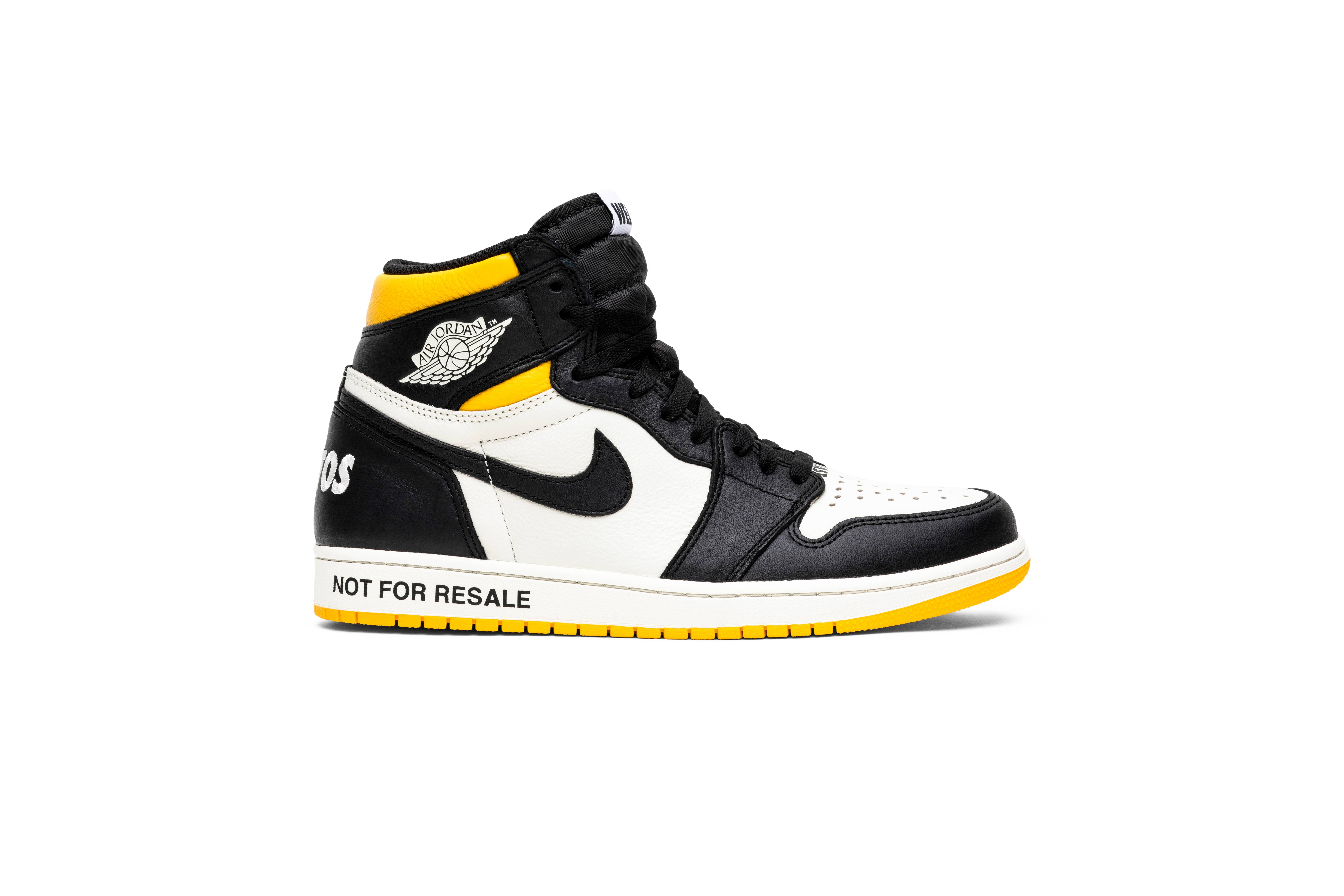 Air Jordan 1 Retro High OG Not For Resale Varsity Maize 861428-107 Nicesnk