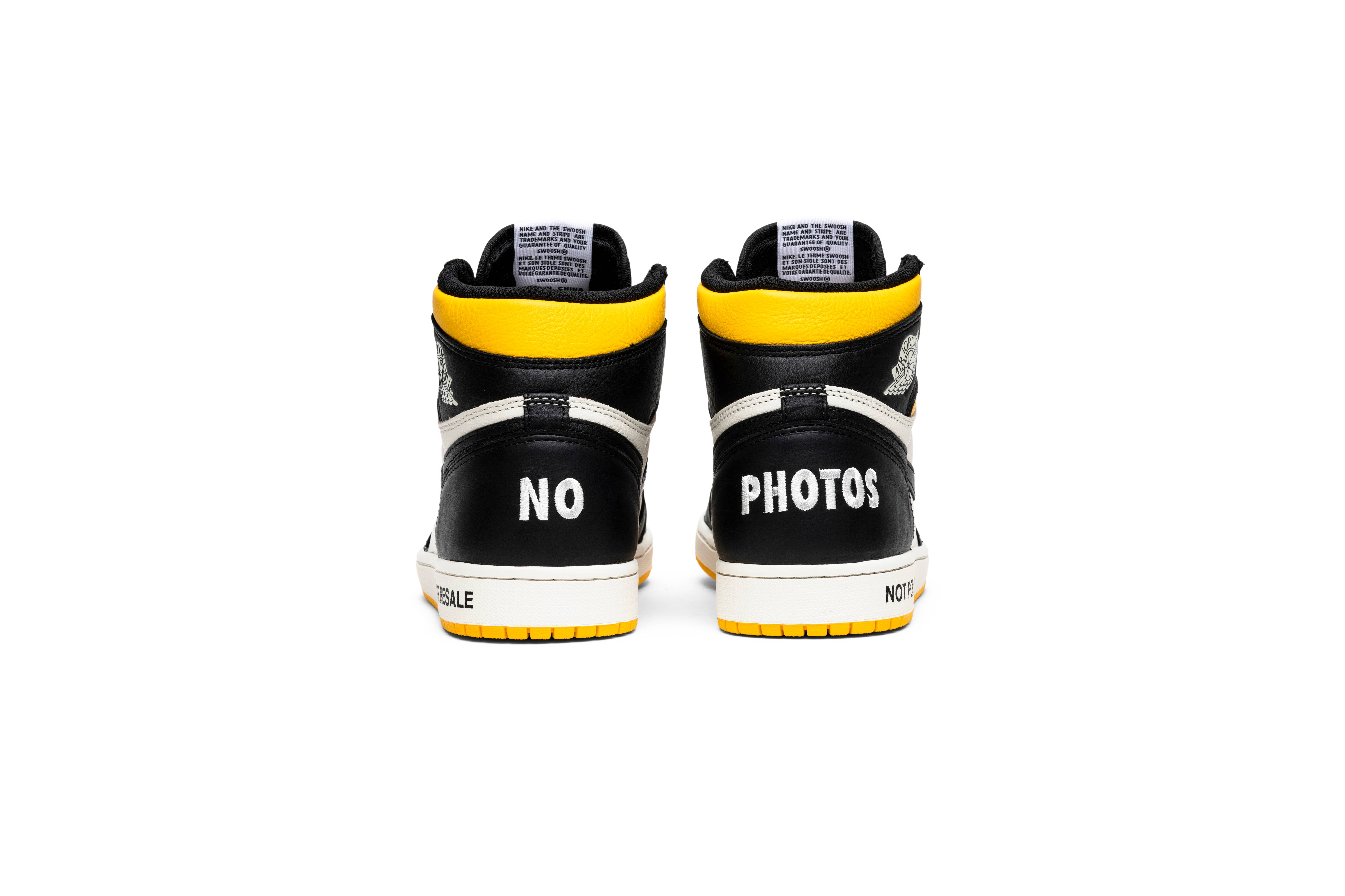 Air Jordan 1 Retro High OG Not For Resale Varsity Maize 861428-107 Nicesnk