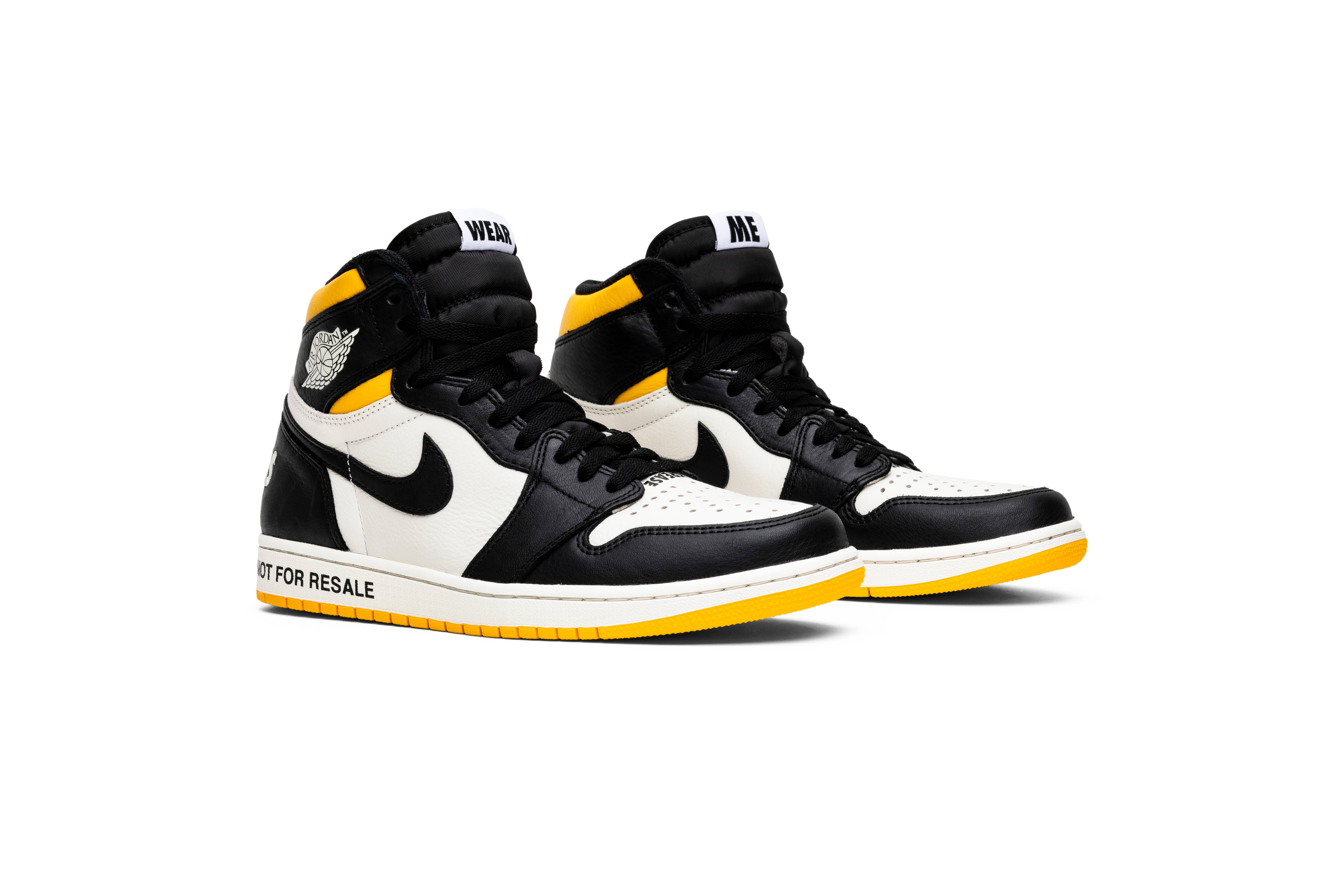 Air Jordan 1 Retro High OG Not For Resale Varsity Maize 861428-107 Nicesnk