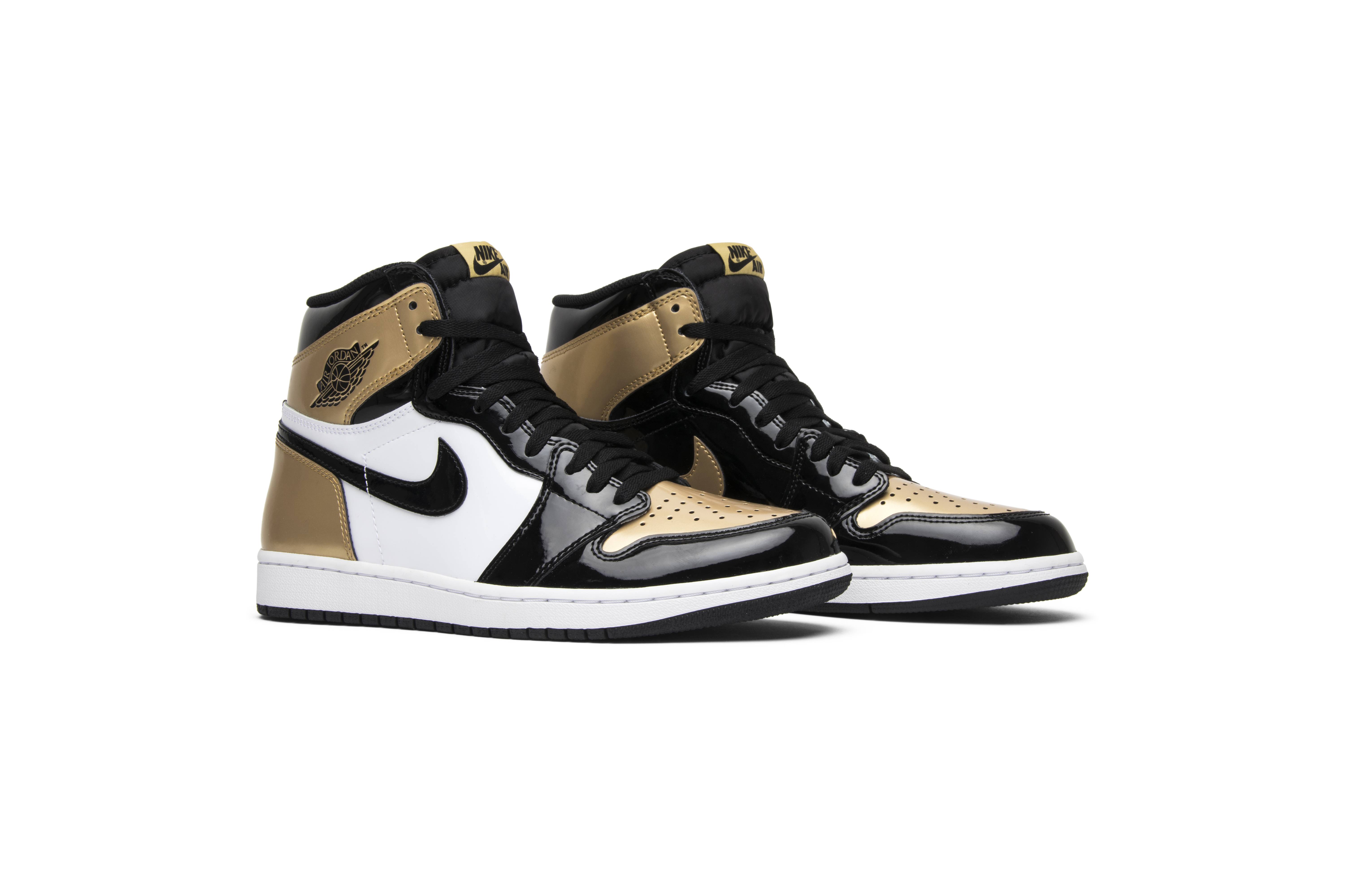 Air Jordan 1 Retro High OG NRG Gold Toe 861428-007 Nicesnk