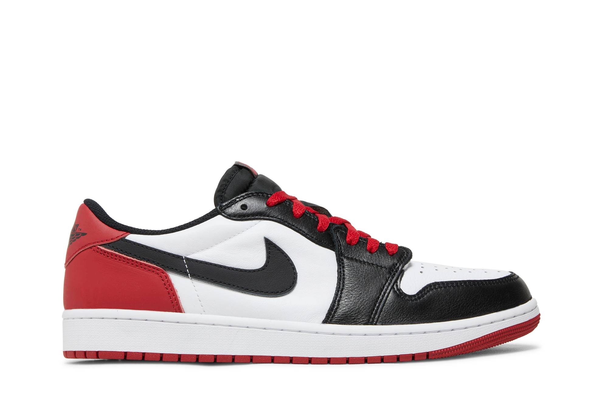 Air Jordan 1 Retro Low OG Black Toe CZ0790-106 Nicesnk