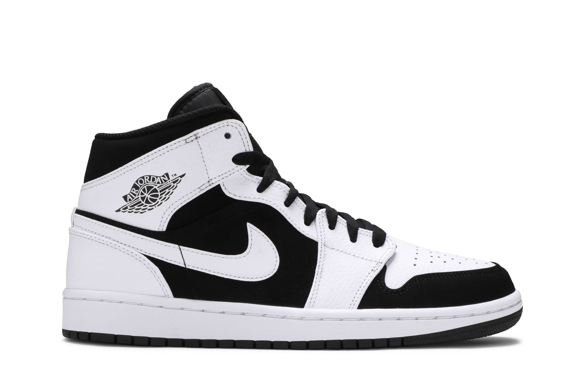 Air Jordan 1 Retro Mid Tuxedo 554724-113 Nicesnk