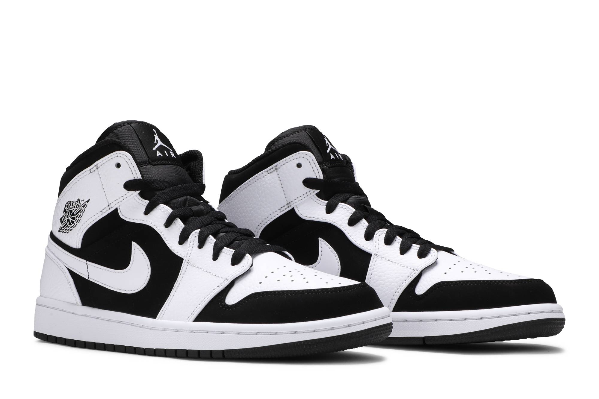 Air Jordan 1 Retro Mid Tuxedo 554724-113 Nicesnk