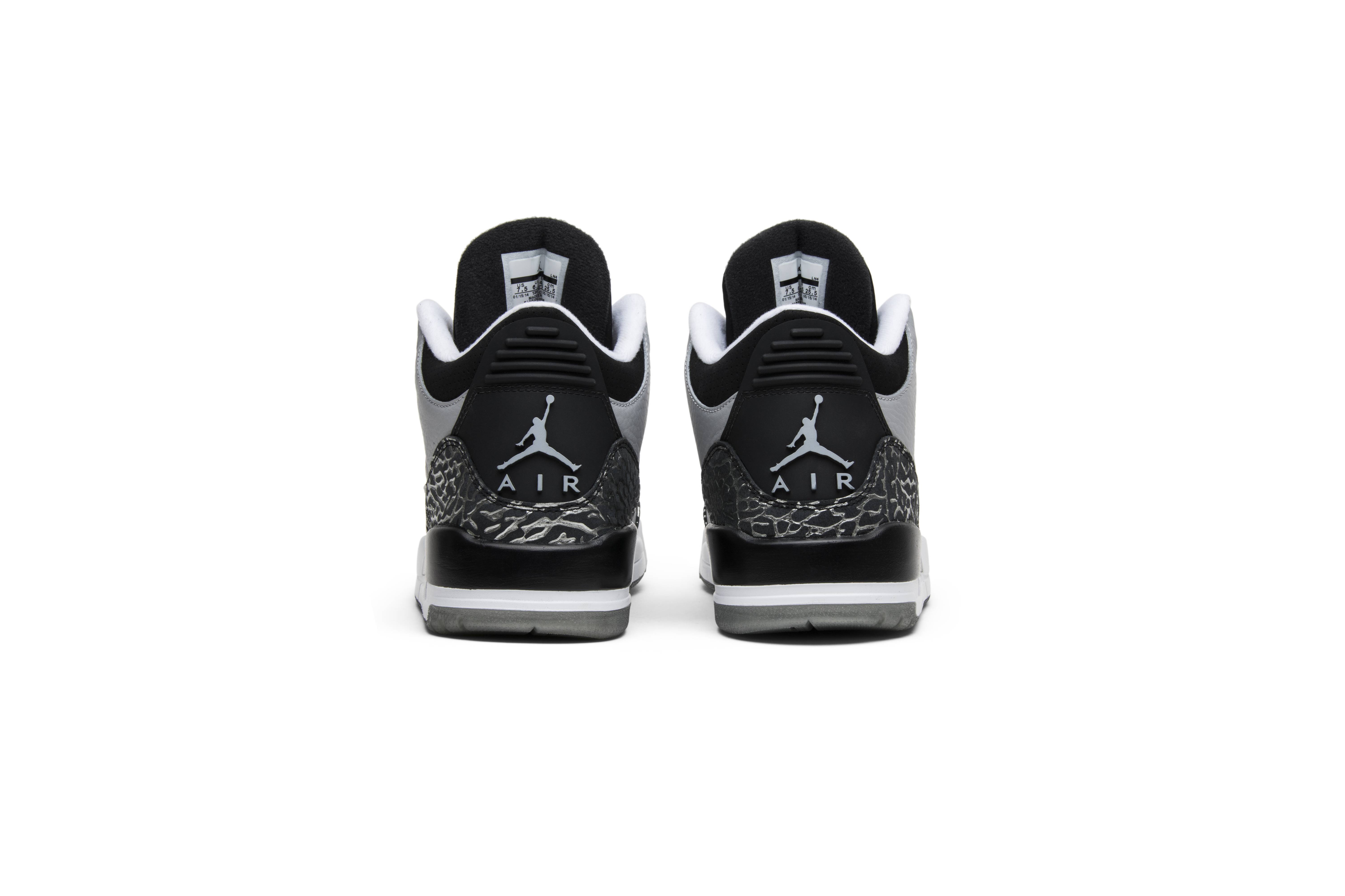 Air Jordan 3 Retro Wolf Grey 136064-004 Nicesnk