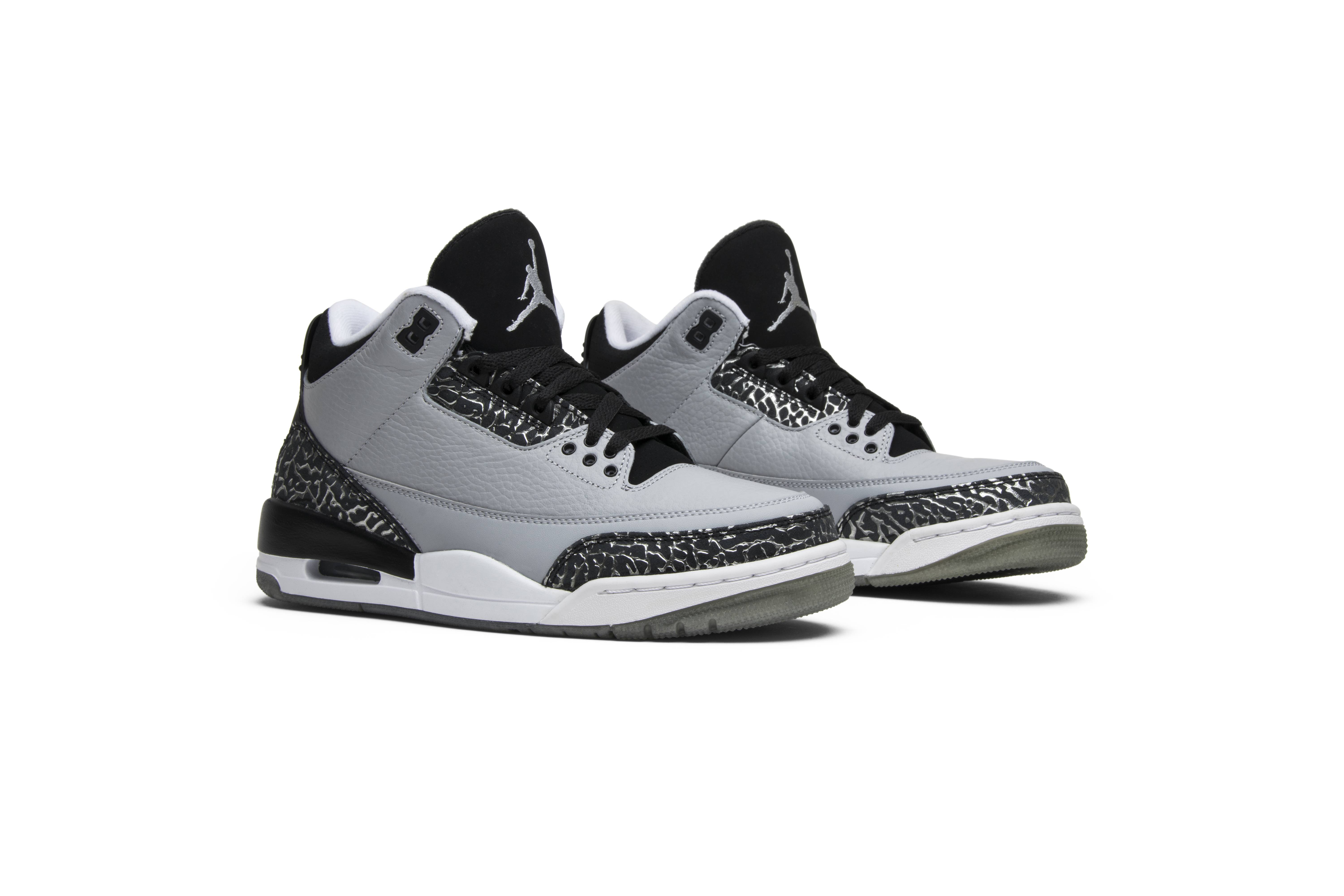 Air Jordan 3 Retro Wolf Grey 136064-004 Nicesnk