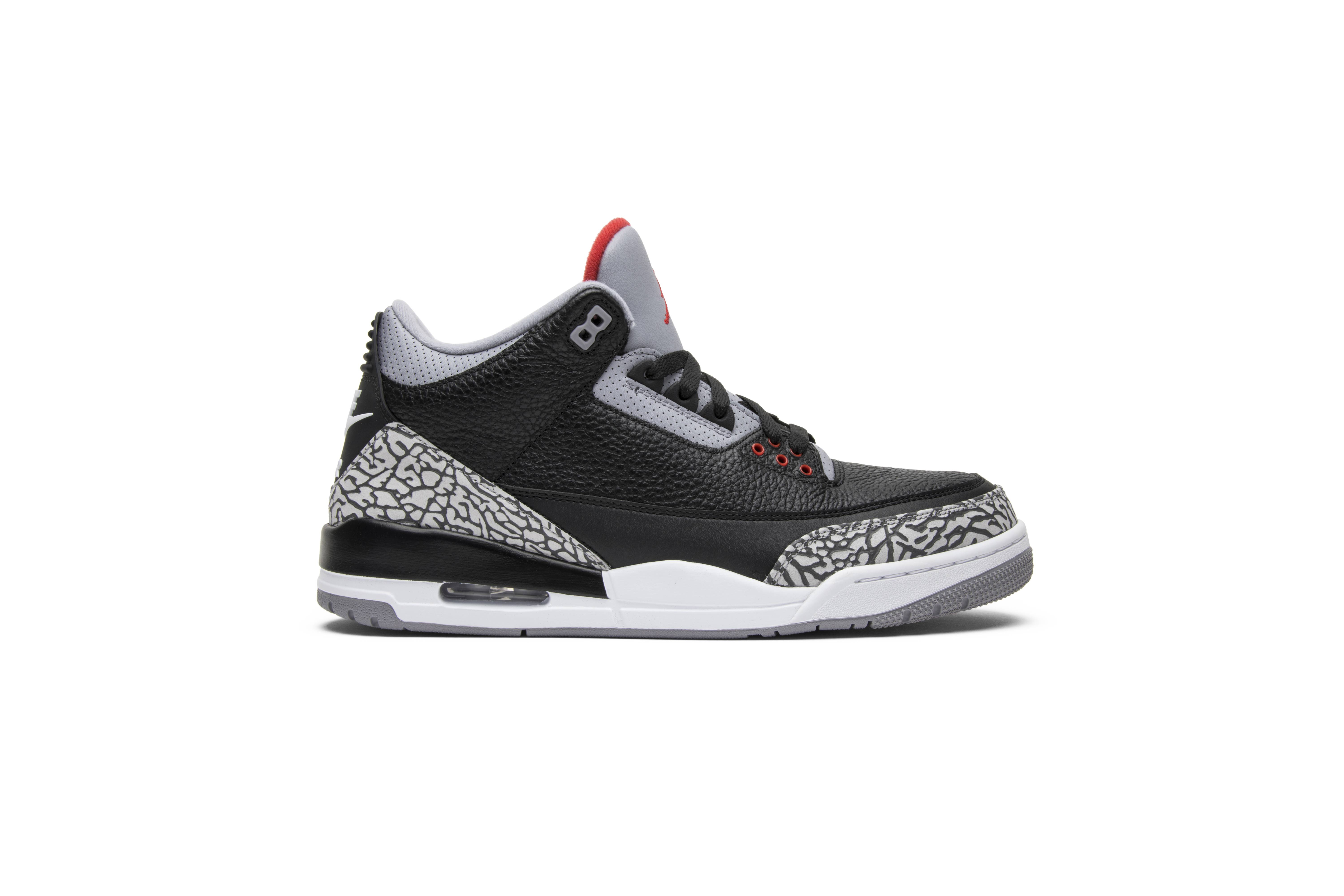 Air Jordan 3 Retro OG Black Cement 2018  854262-001 Nicesnk
