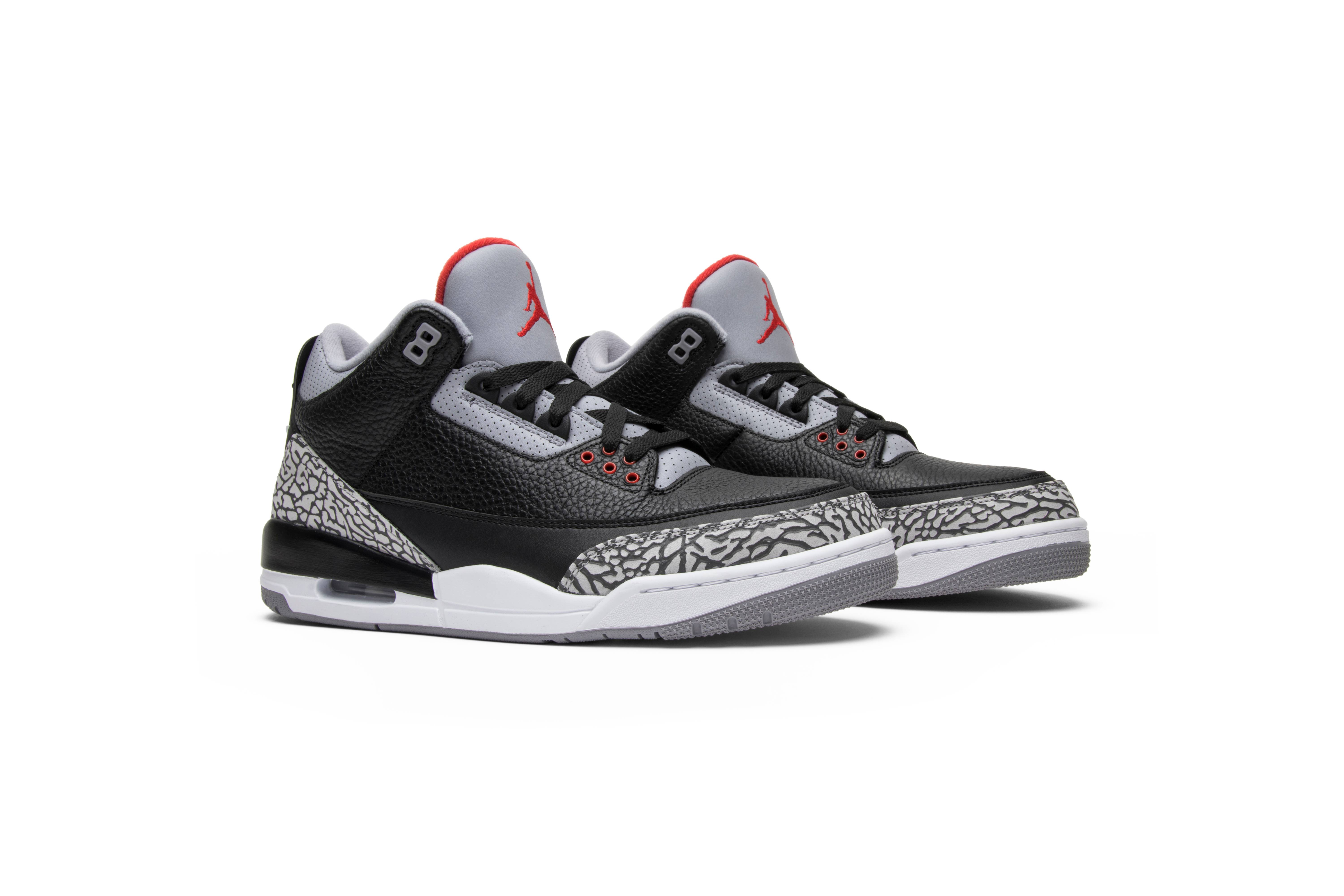Air Jordan 3 Retro OG Black Cement 2018  854262-001 Nicesnk