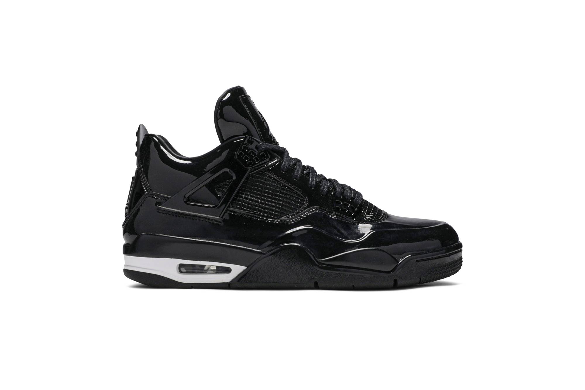 Air Jordan 4 Retro 11Lab4 Black Patent Leather 719864-010 Nicesnk