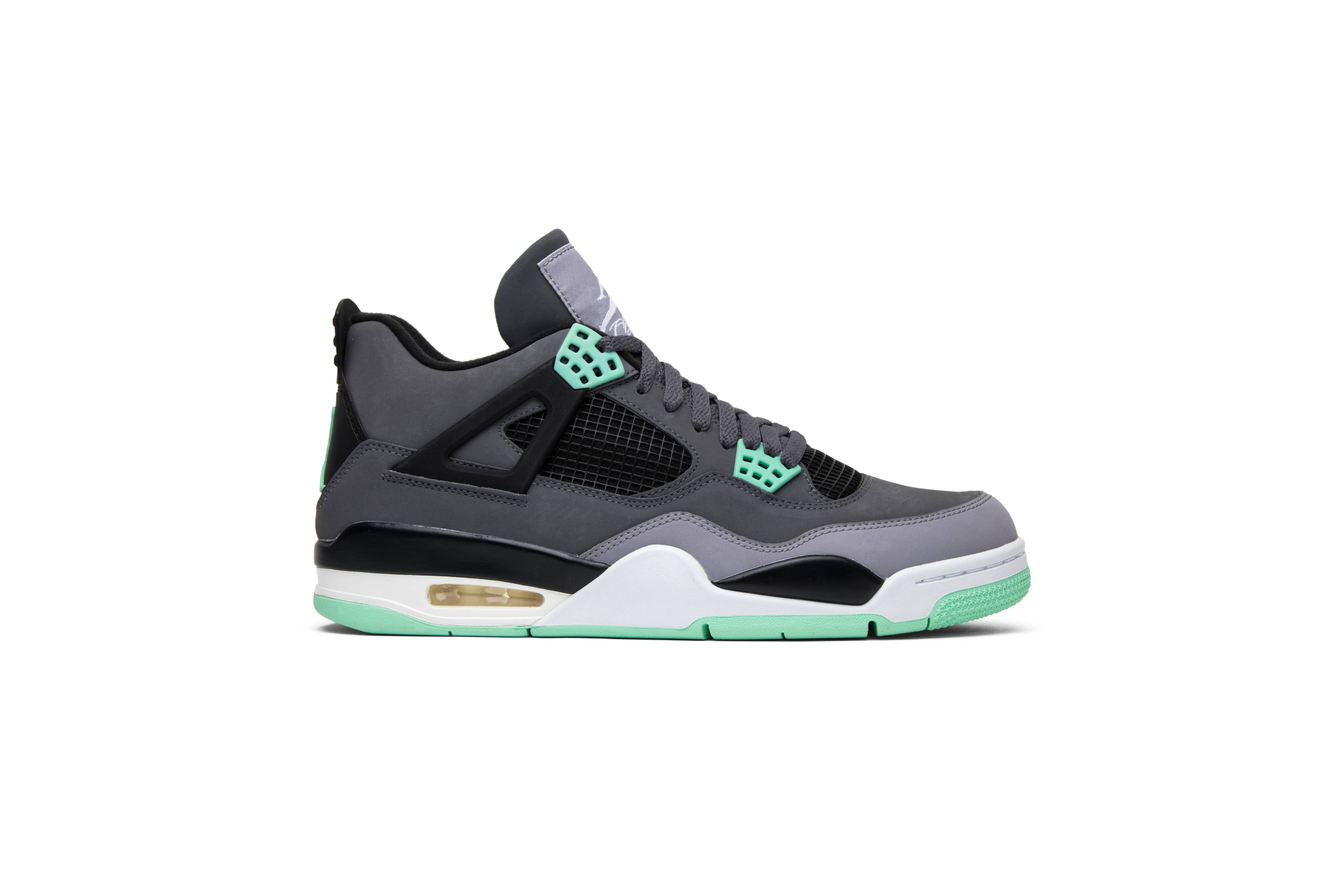 Air Jordan 4 Retro Green Glow 308497-033 Nicesnk