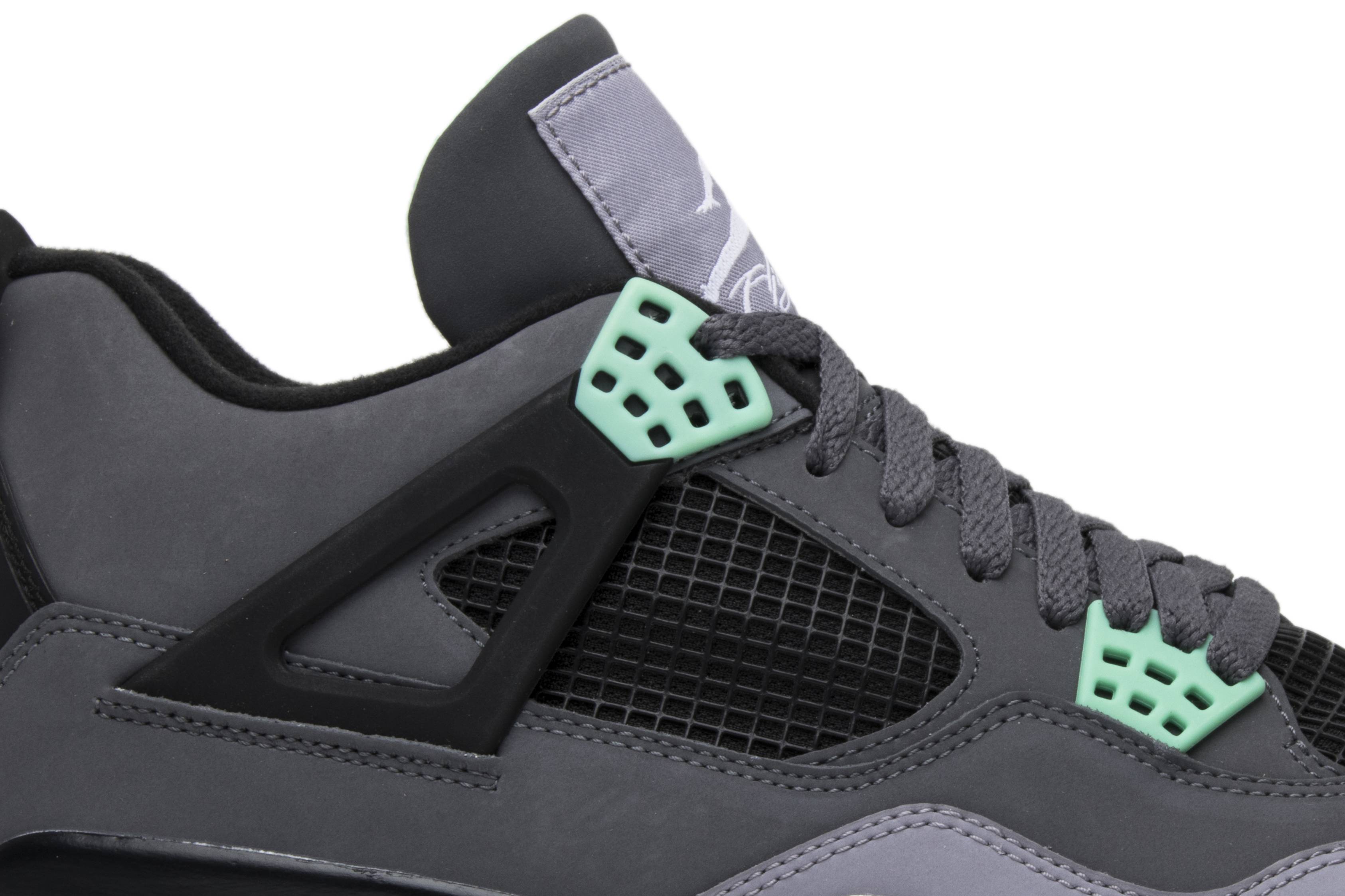 Air Jordan 4 Retro Green Glow 308497-033 Nicesnk