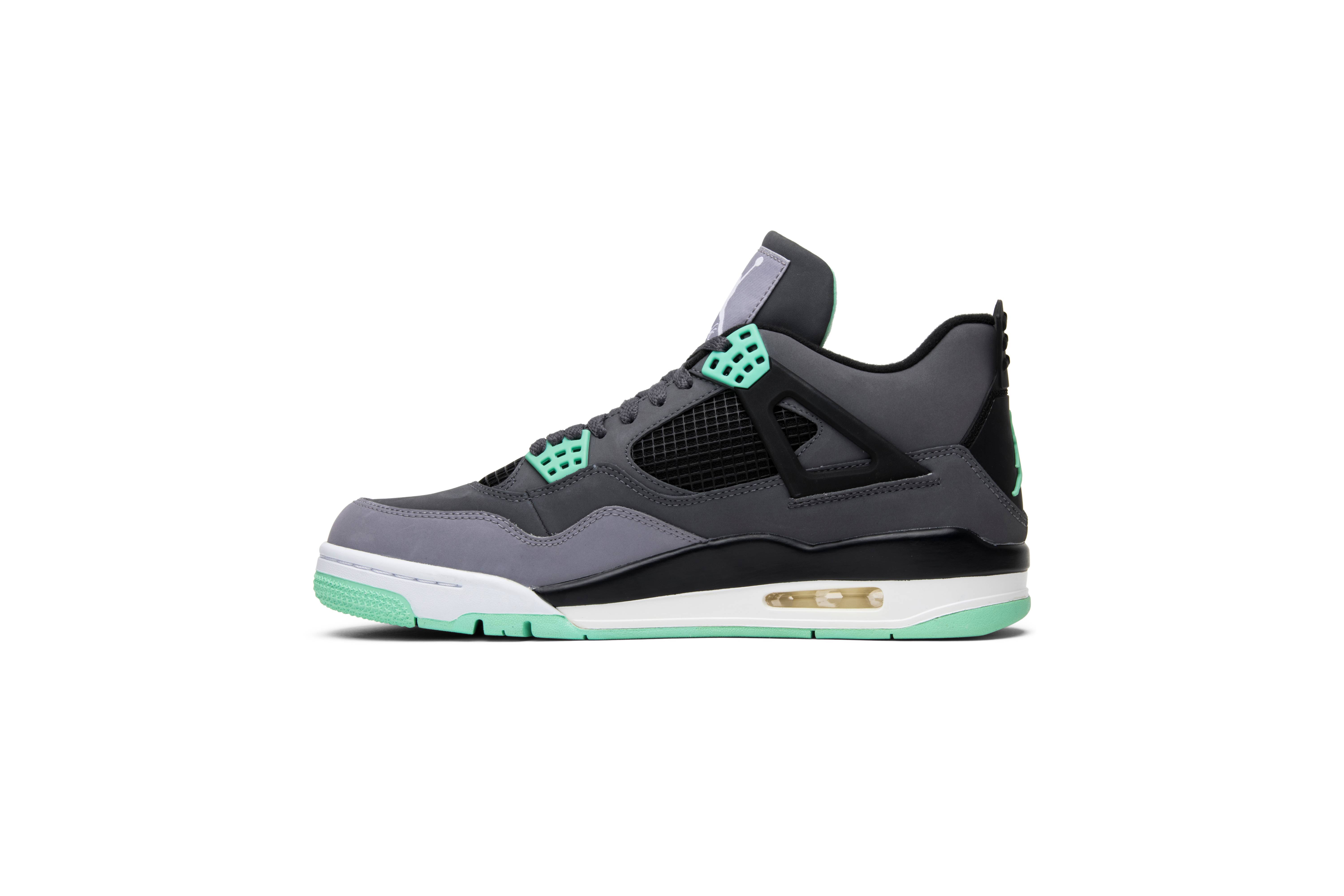 Air Jordan 4 Retro Green Glow 308497-033 Nicesnk