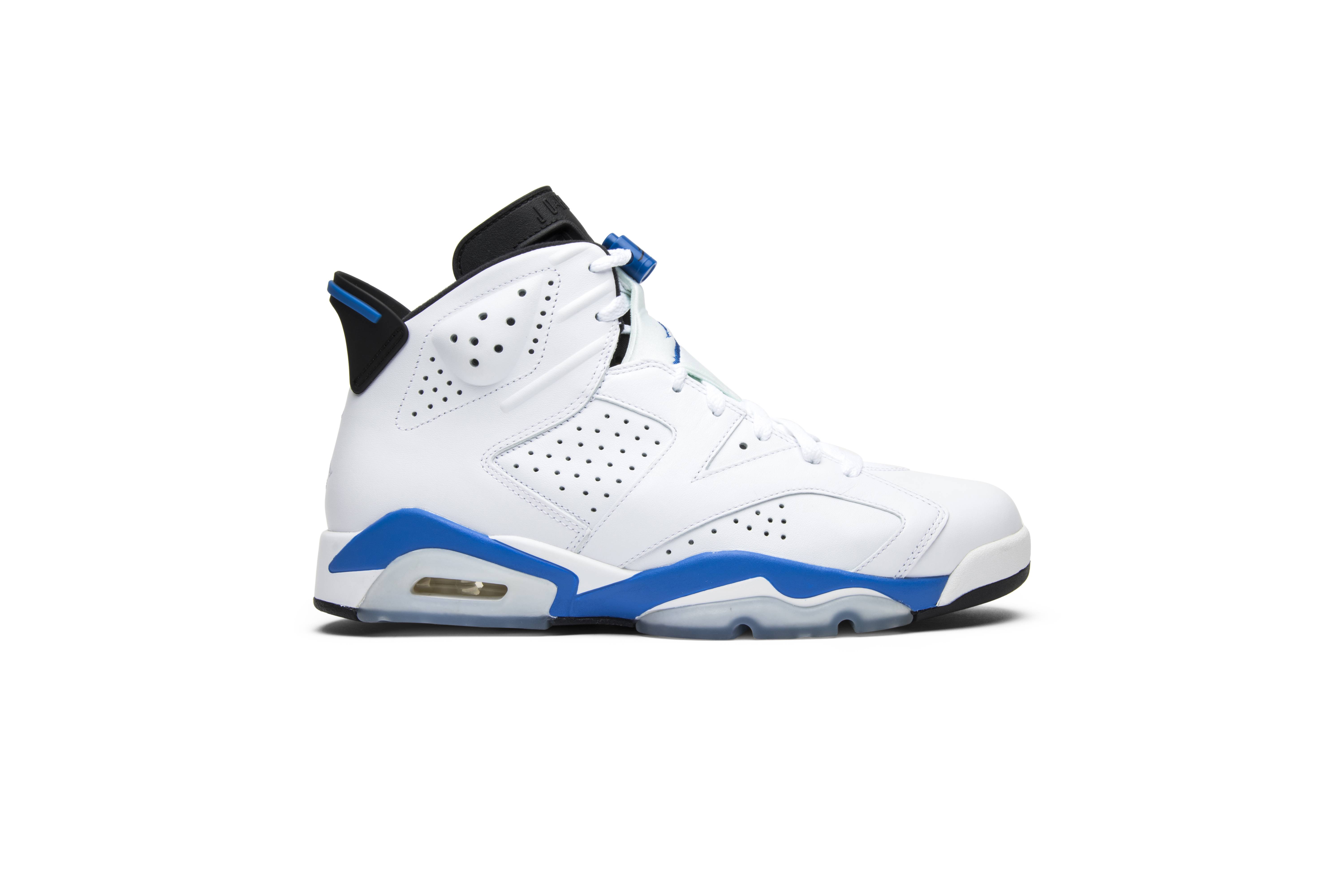 Air Jordan 6 Retro Sport Blue 2014 384664-107 Nicesnk