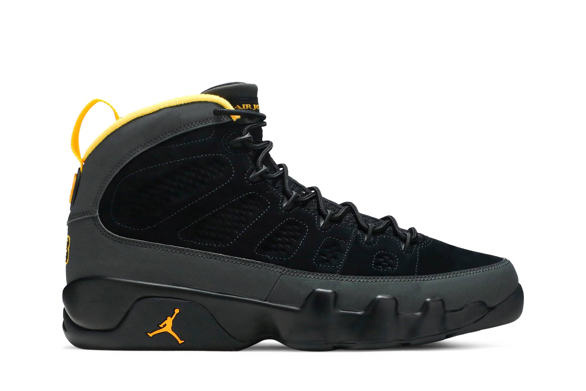 Air Jordan 9 Retro Dark Charcoal University Gold CT8019-070 Nicesnk