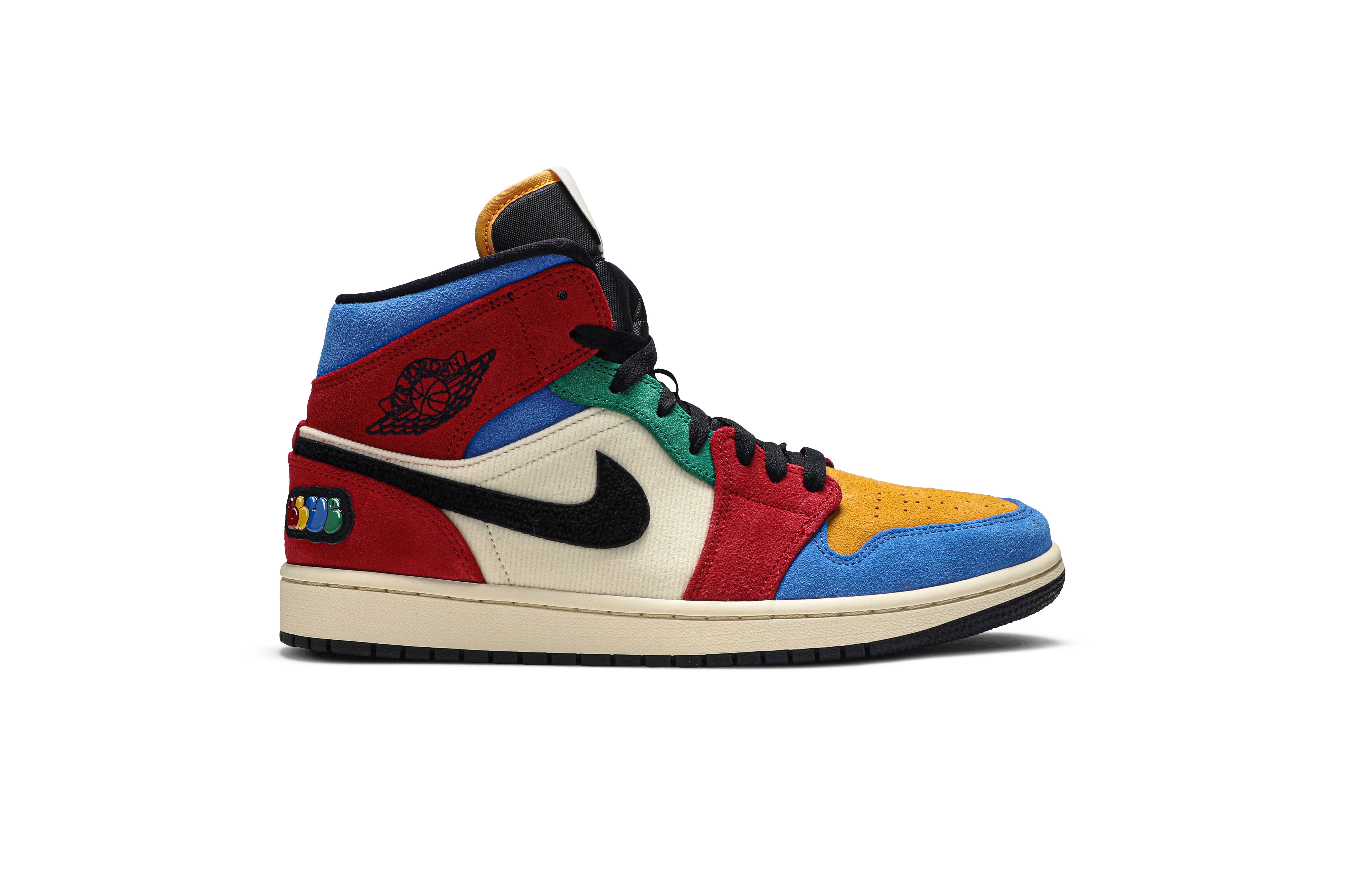 Blue The Great x Air Jordan 1 Mid Fearless  CU2805-100 Nicesnk
