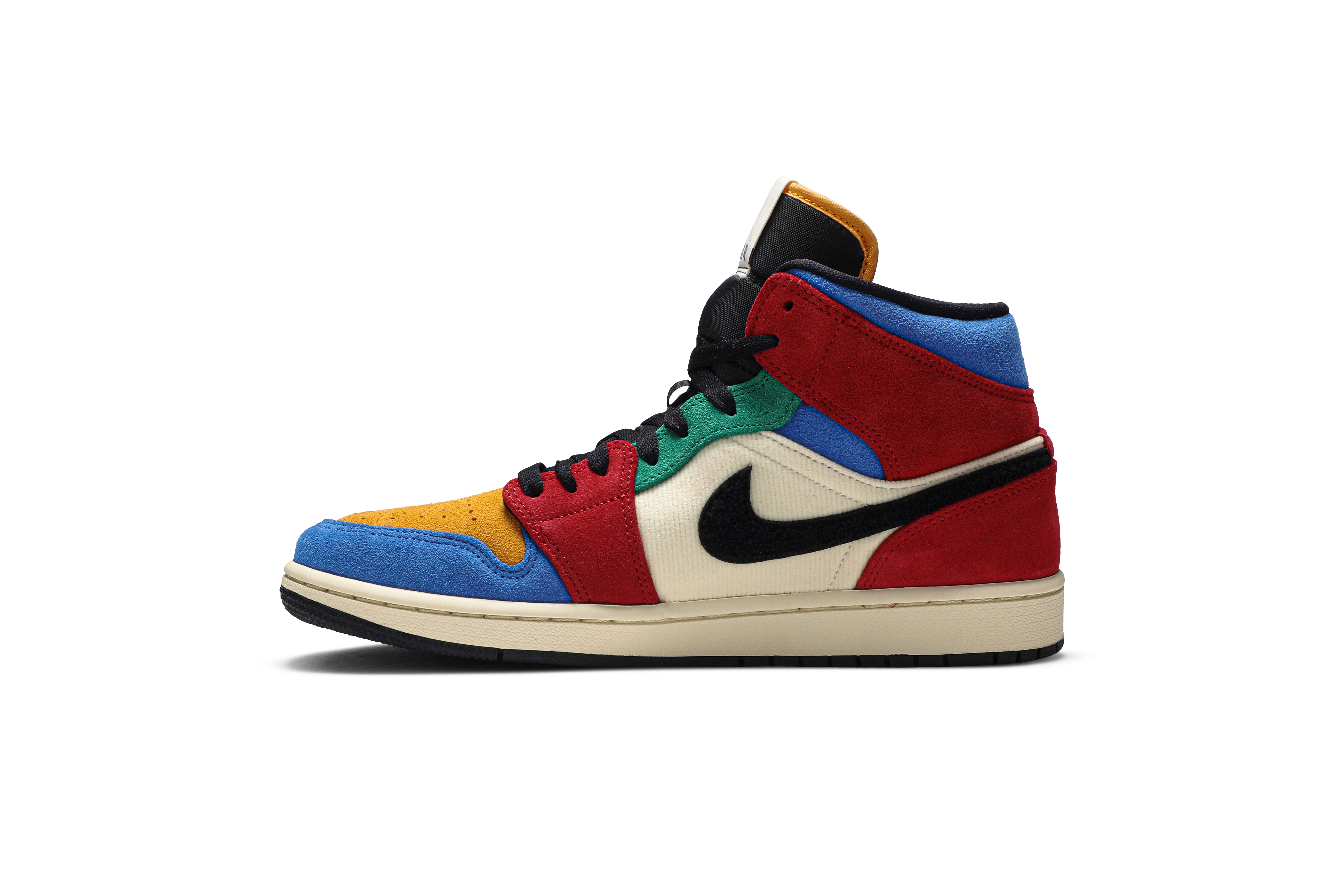 Blue The Great x Air Jordan 1 Mid Fearless  CU2805-100 Nicesnk
