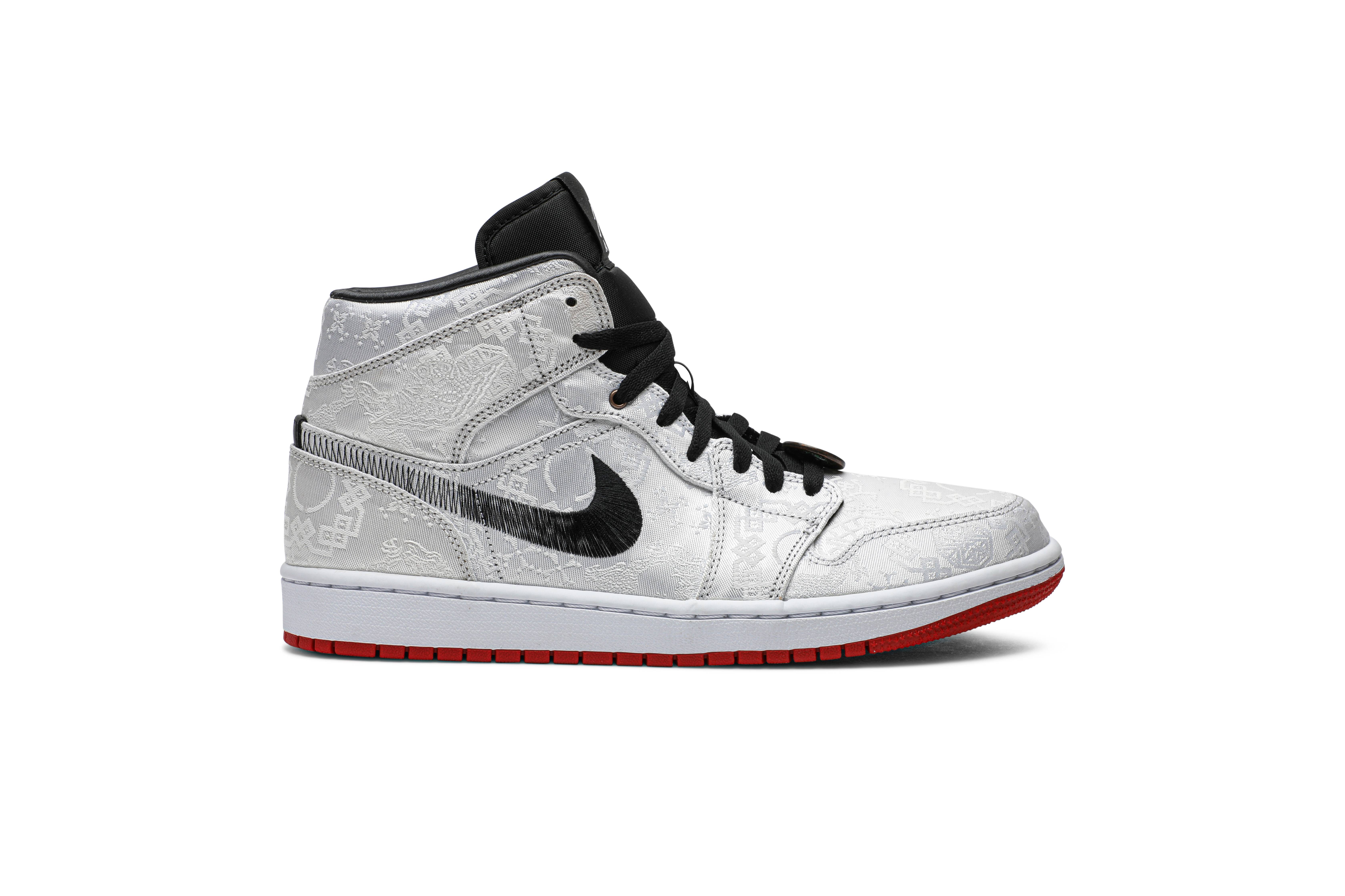 CLOT x Air Jordan 1 Mid Fearless CU2804-100 Nicesnk