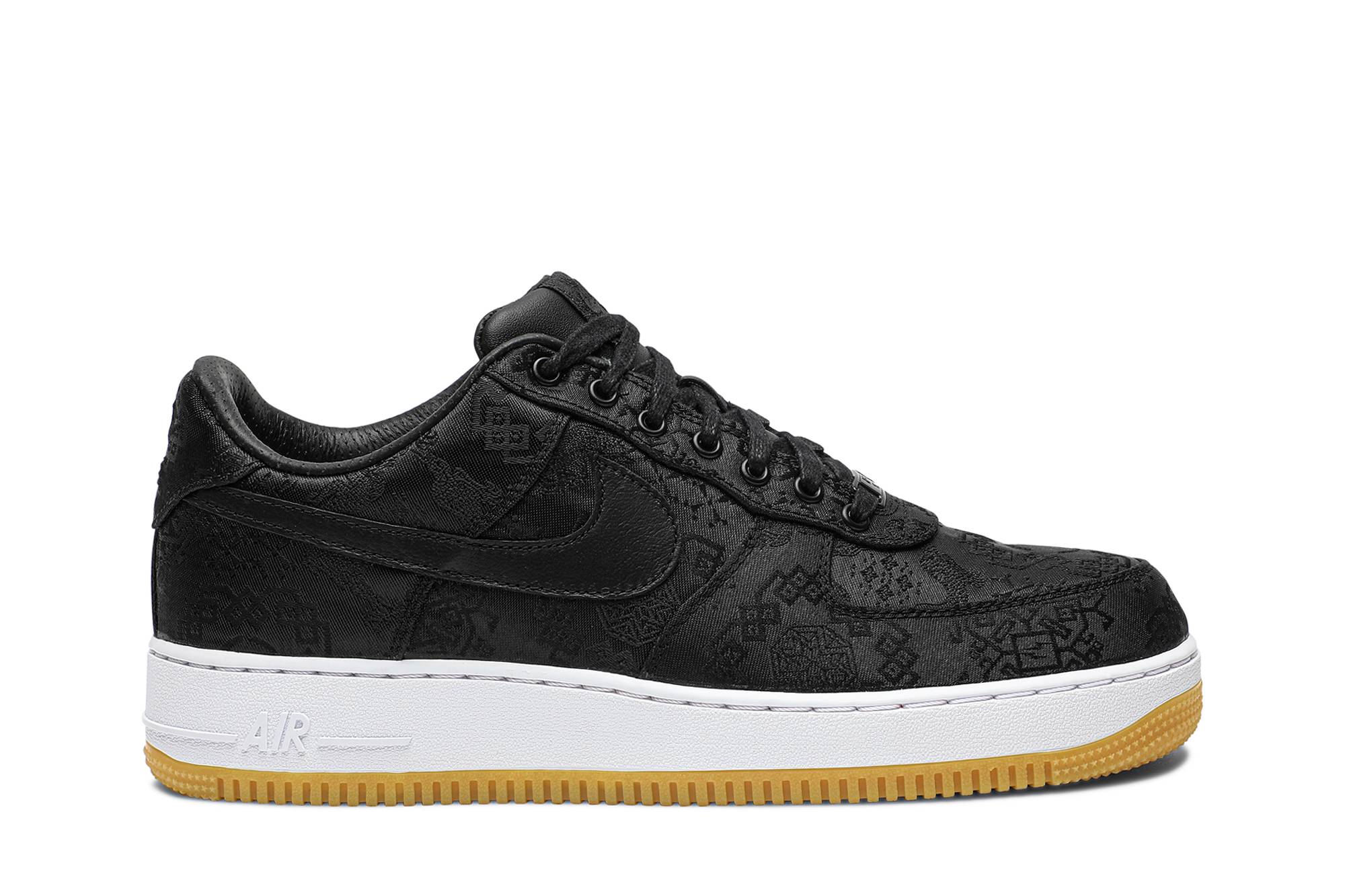 Fragment Design x CLOT x Nike Air Force 1 ‘Black Silk’ [also worn by Jay Chou] CZ3986-001