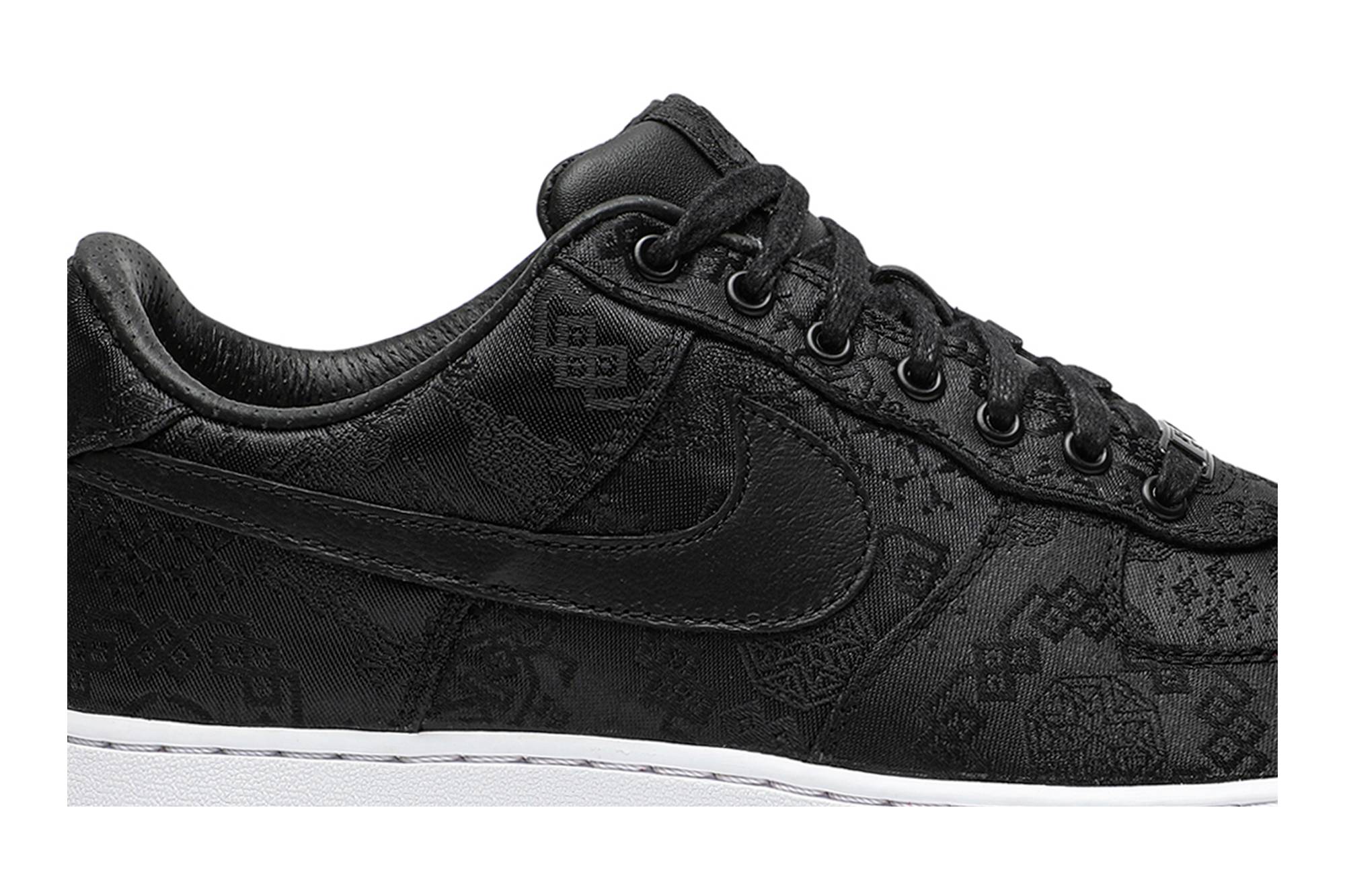 Fragment Design x CLOT x Nike Air Force 1 ‘Black Silk’ [also worn by Jay Chou] CZ3986-001