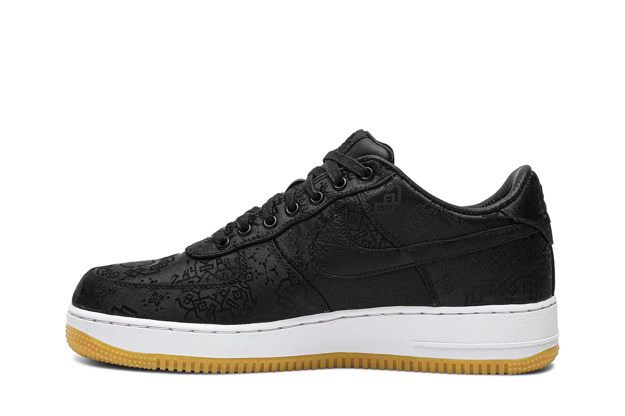 Fragment Design x CLOT x Nike Air Force 1 ‘Black Silk’ [also worn by Jay Chou] CZ3986-001
