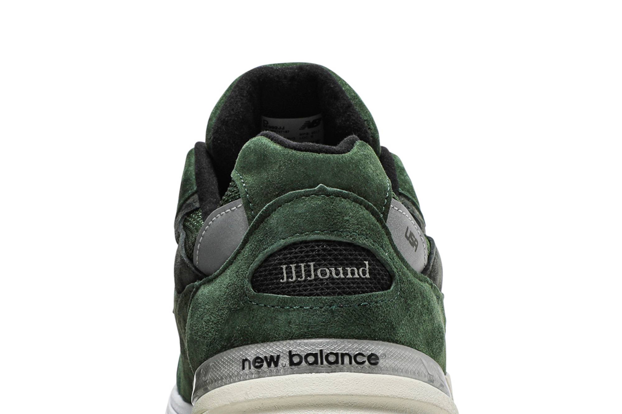JJJJound x New Balance 992 Made in USA Mossy Green M992JJ Nicesnk
