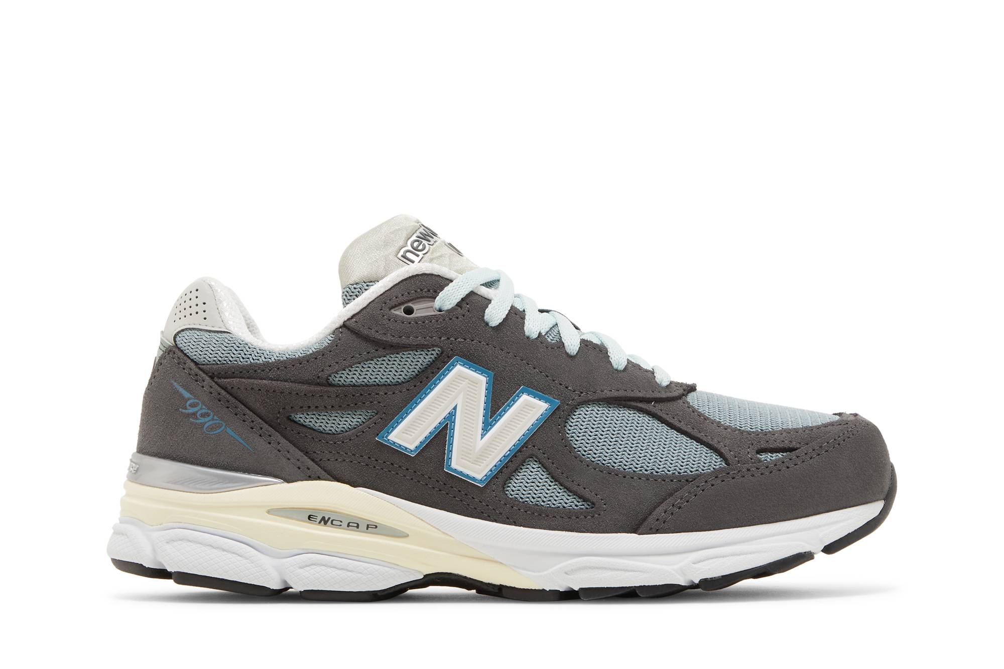 KITH x New Balance 990v3 Made in USA Steel Blue M990KS3 Nicesnk