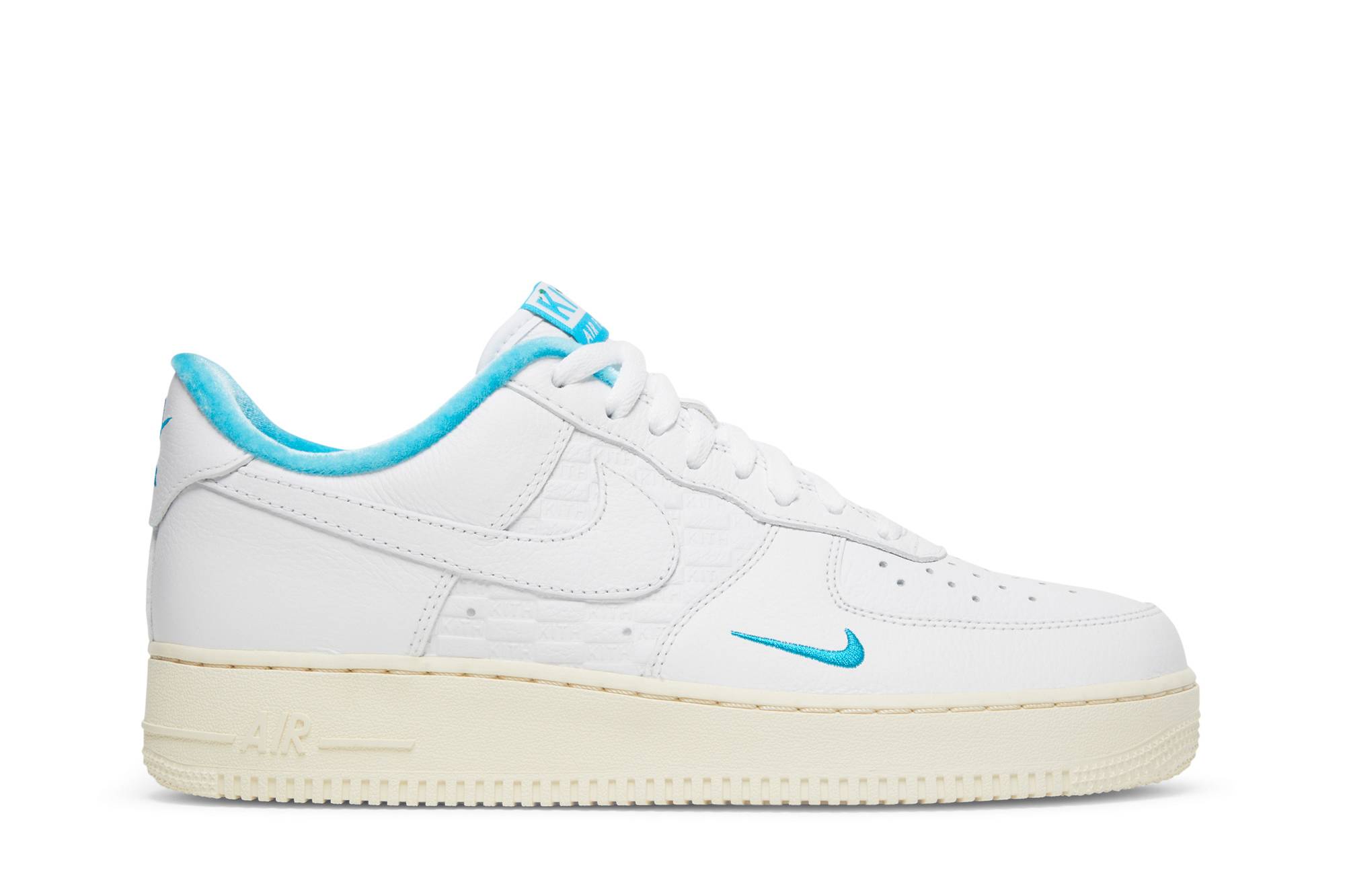 KITH x Nike Air Force 1 Low Blue Lagoon DC9555-100 Nicesnk