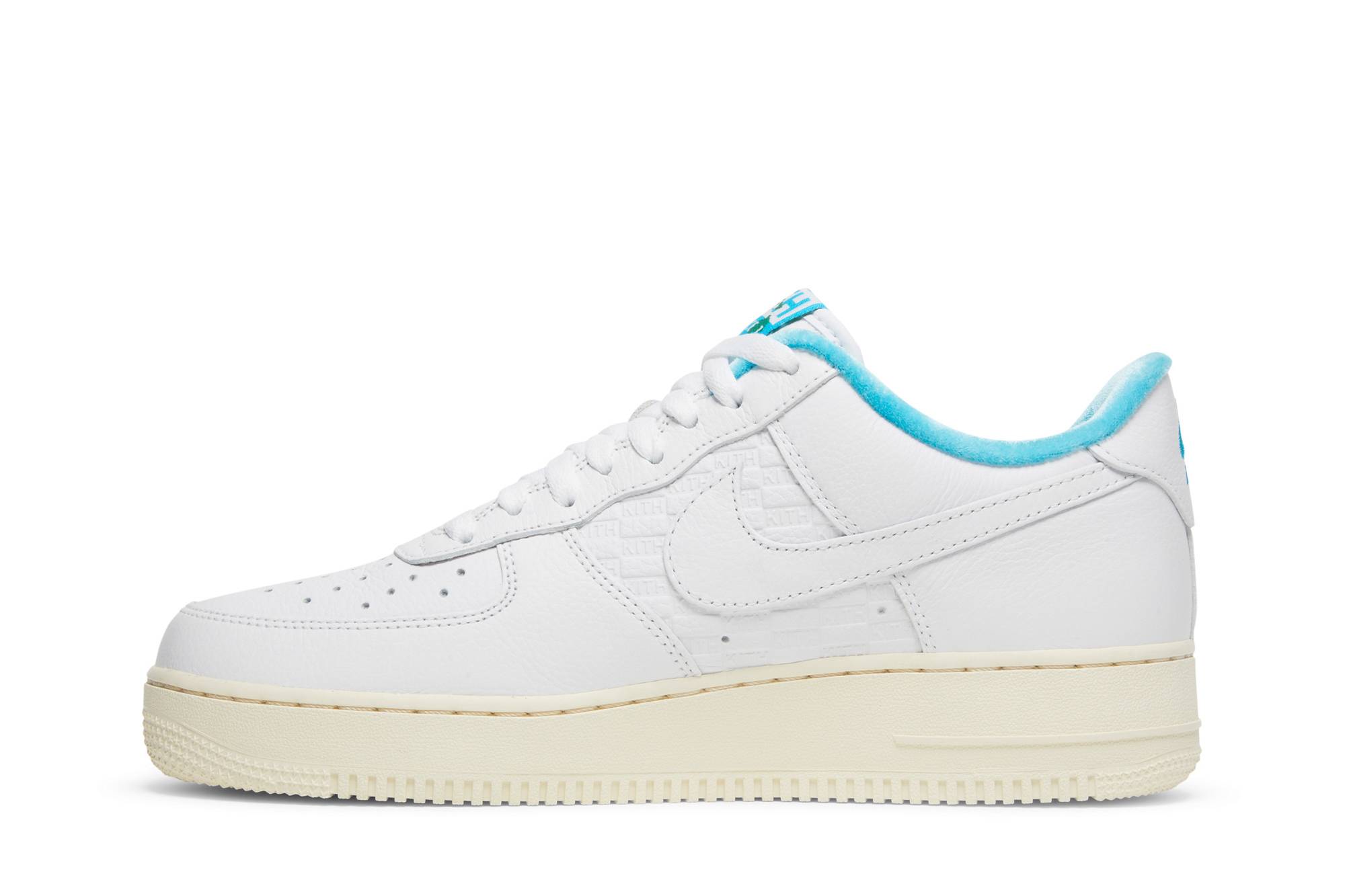 KITH x Nike Air Force 1 Low Blue Lagoon DC9555-100 Nicesnk