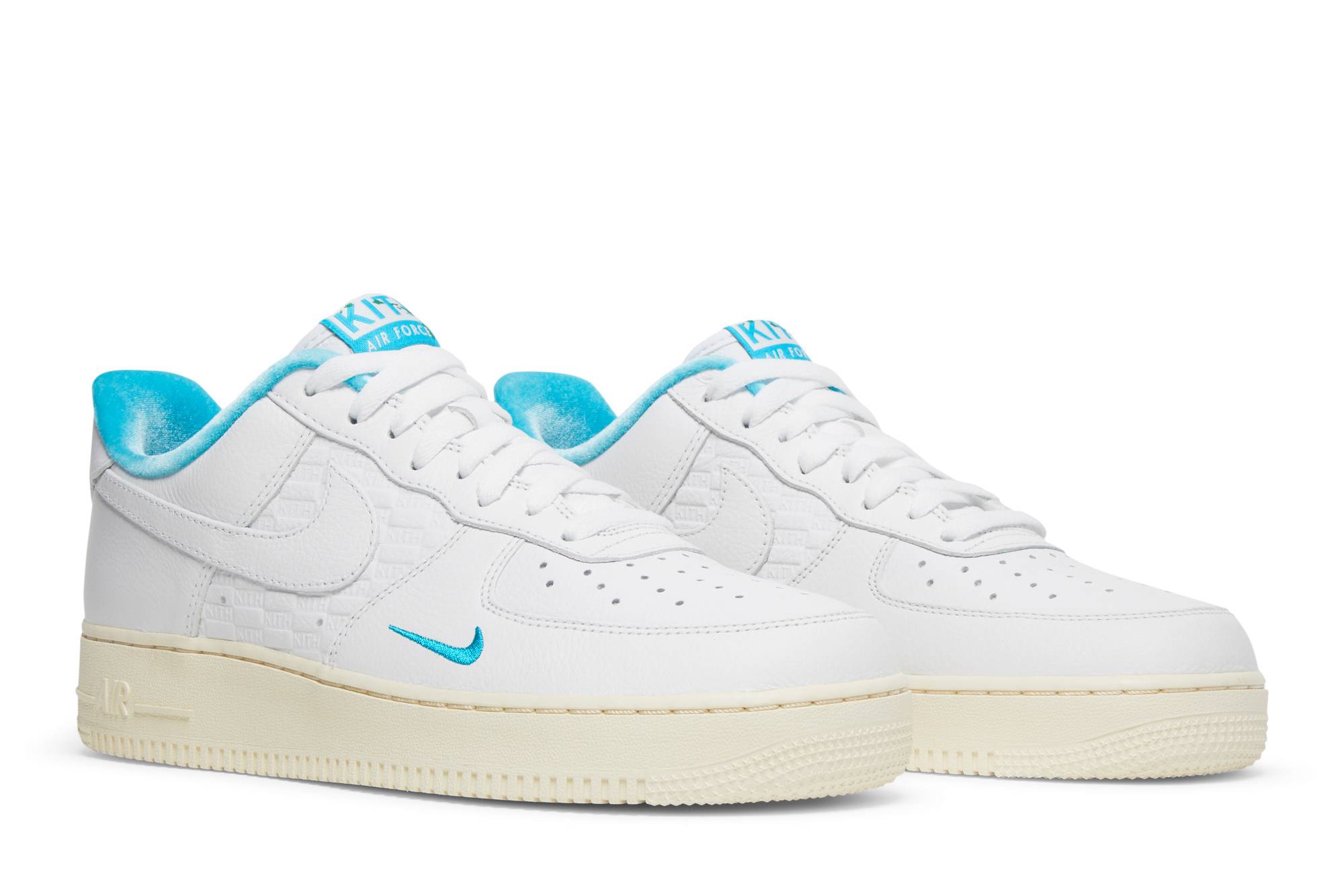 KITH x Nike Air Force 1 Low Blue Lagoon DC9555-100 Nicesnk