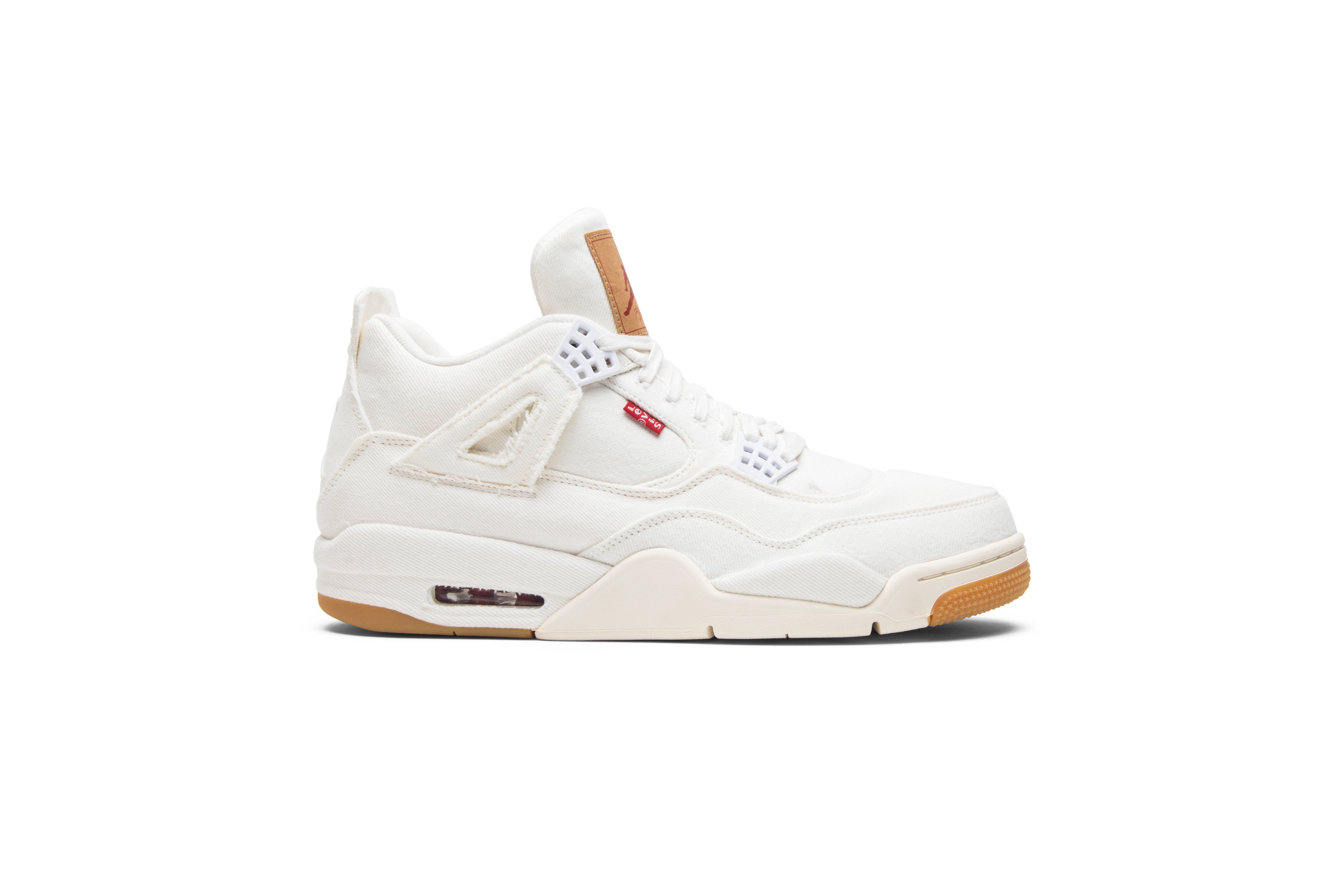 L*v*s x air jordan 4 retro white denim ao2571-100 nicesnk
