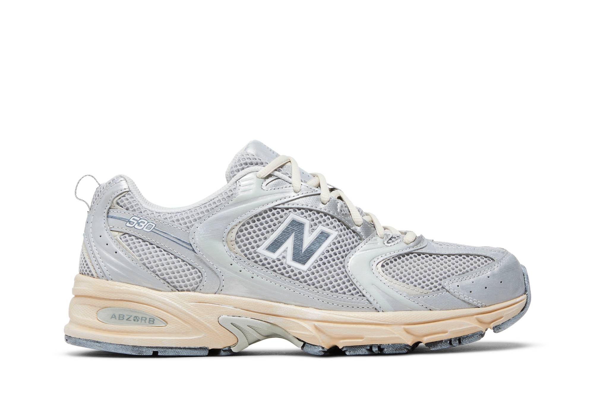 New Balance 530 White Silver Metallic MR530VS Nicesnk