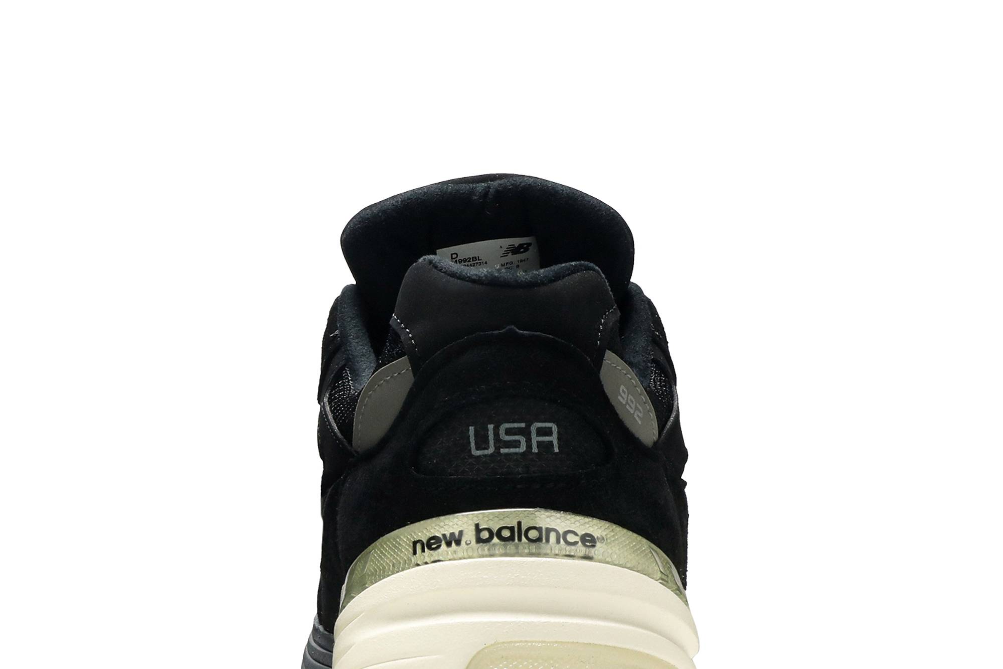 New Balance 992v1 Made In USA ‘Black’ M992BL