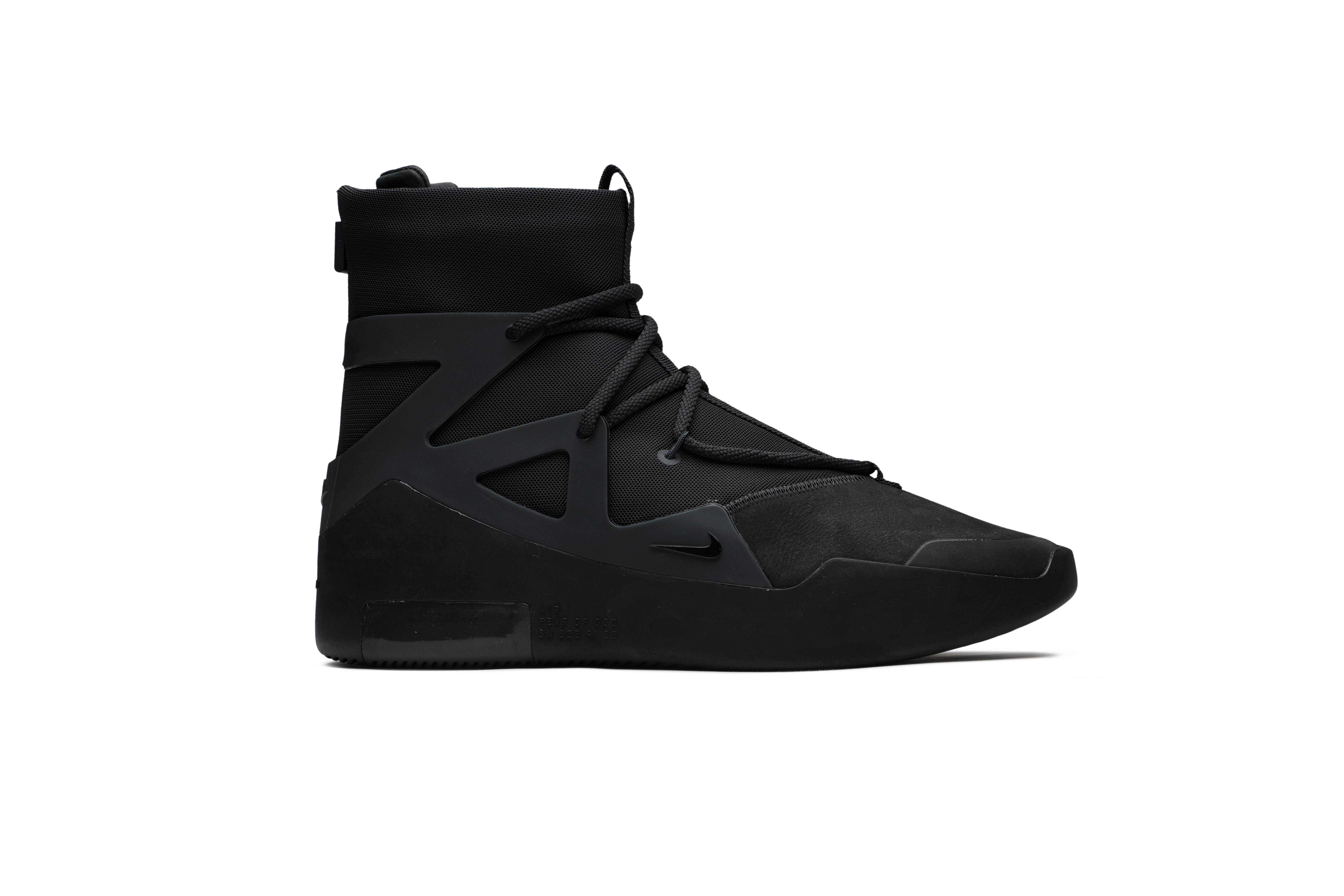 Nike Air Fear of God 1 Triple Black AR4237-005 Nicesnk