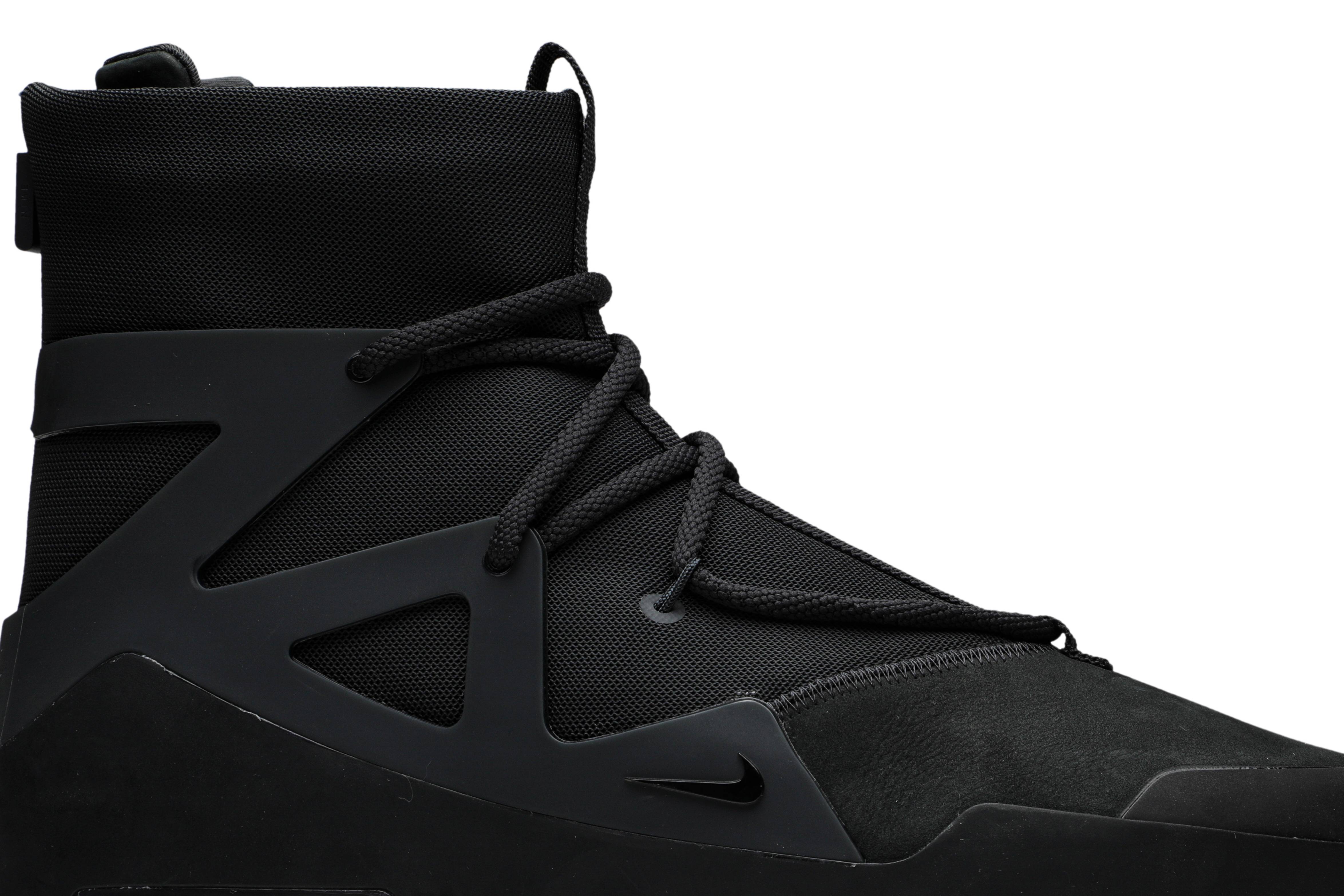 Nike Air Fear of God 1 Triple Black AR4237-005 Nicesnk