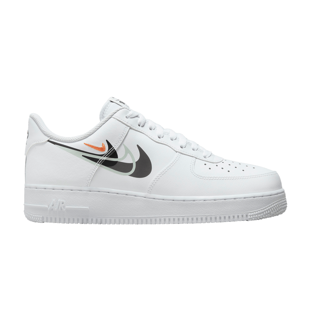 Nike Air Force 1 07 Multi Swoosh – White Black FN7807-100 Nicesnk