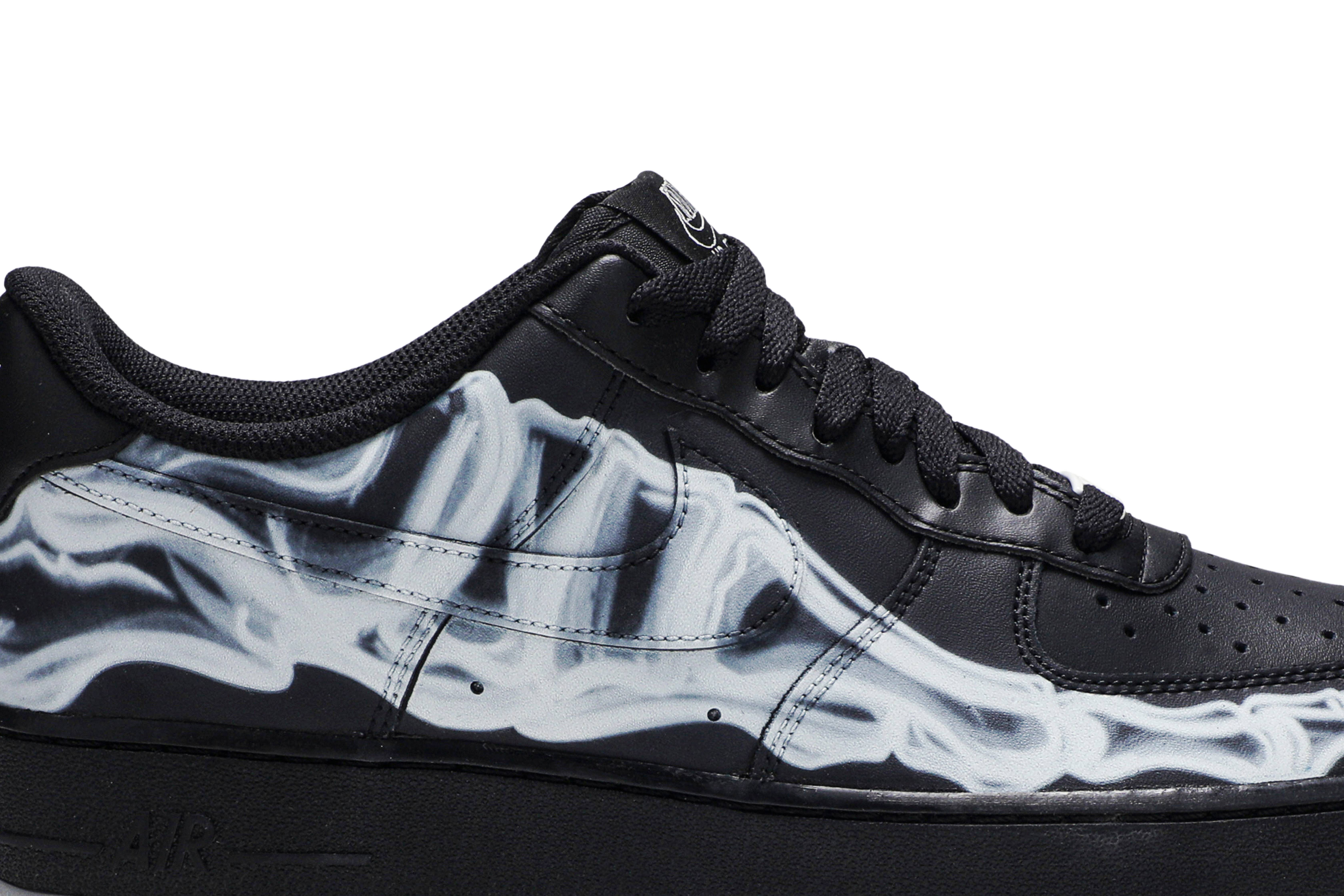 Nike Air Force 1 07 QS Black Skeleton BQ7541-001 Nicesnk