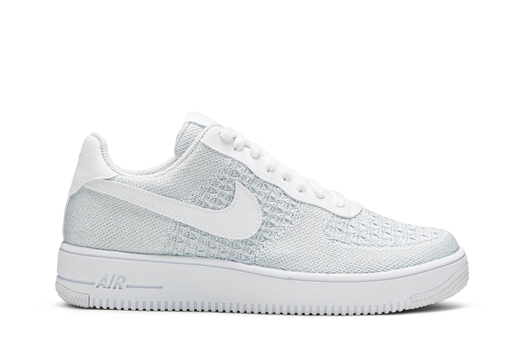 Nike Air Force 1 Flyknit Low 2.0 Pure Platinum AV3042-100 Nicesnk