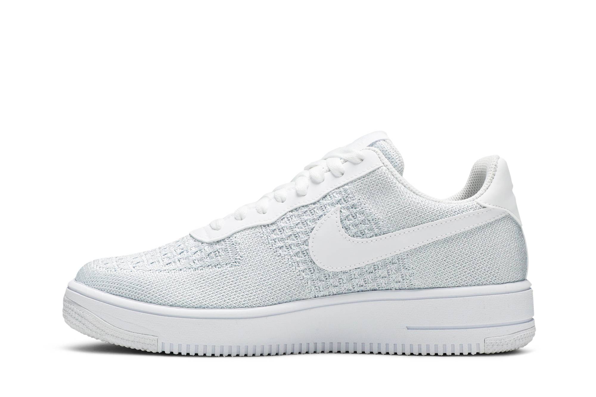 Nike Air Force 1 Flyknit Low 2.0 Pure Platinum AV3042-100 Nicesnk