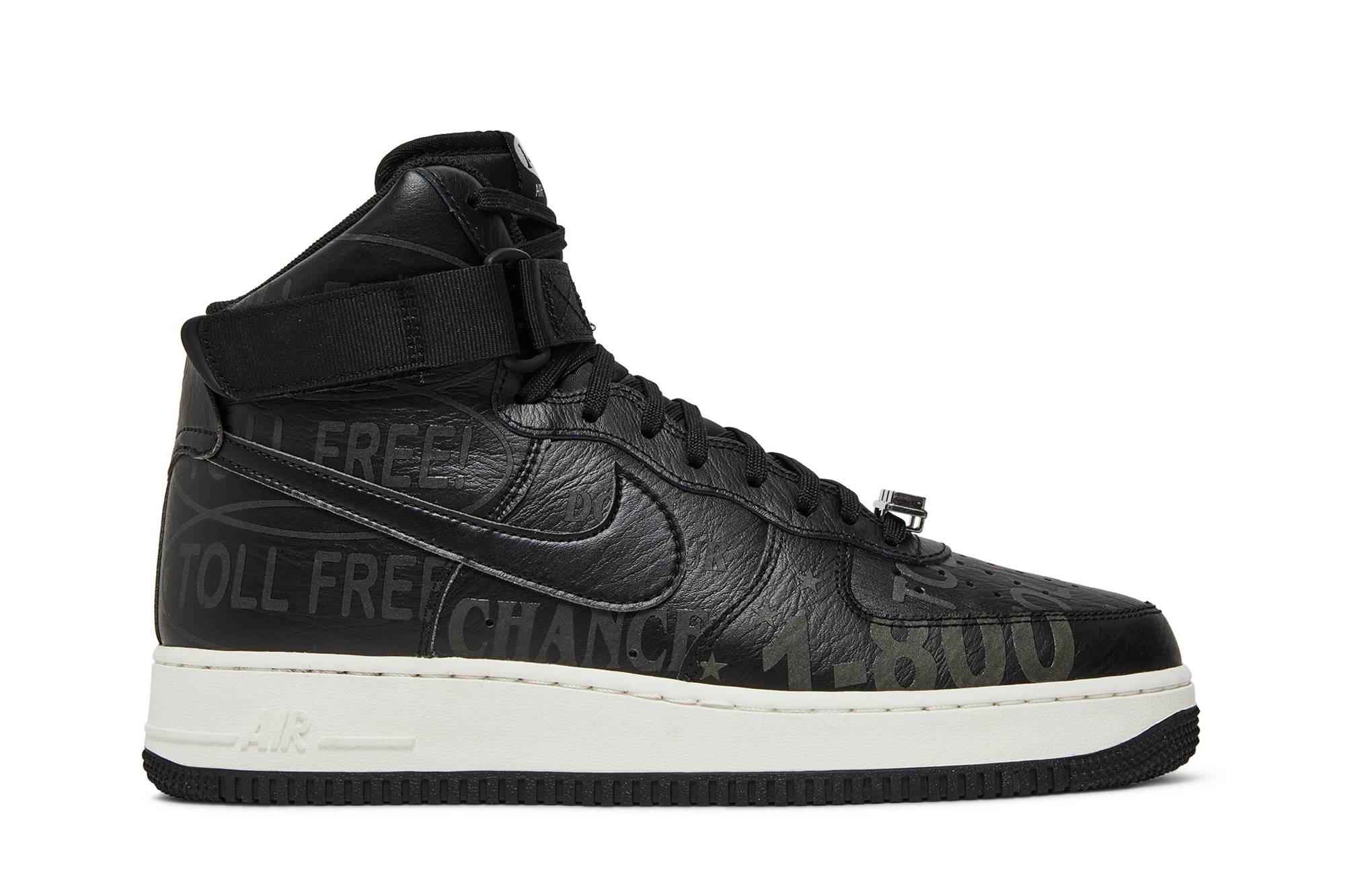 Nike Air Force 1 High 07 Premium Toll Free Pack – Black CU1414-001 Nicesnk