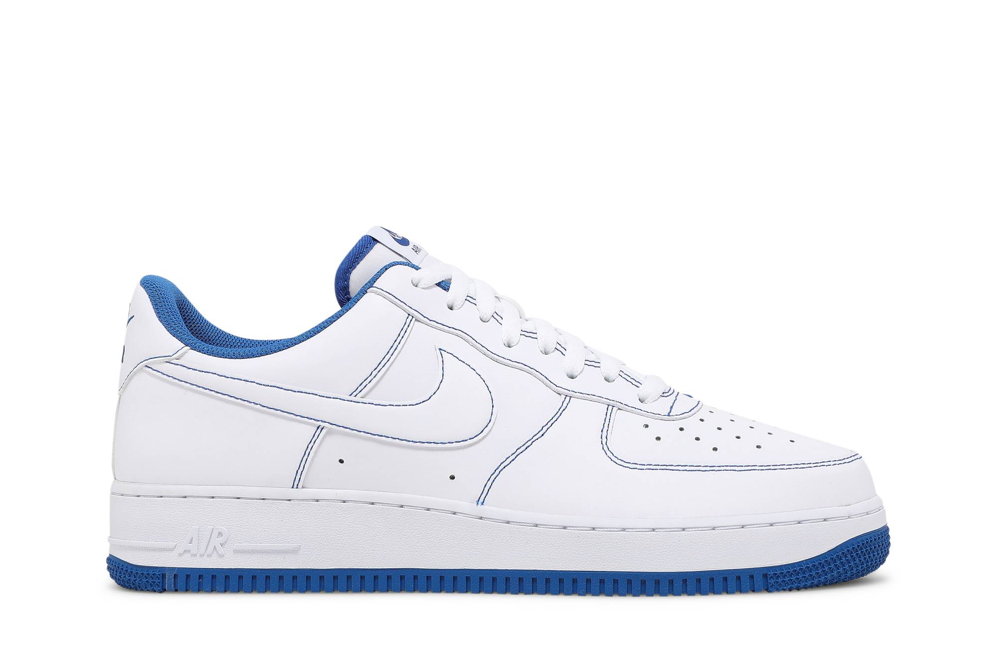 Nike Air Force 1 Low 07 White Game Royal CV1724-101 Nicesnk