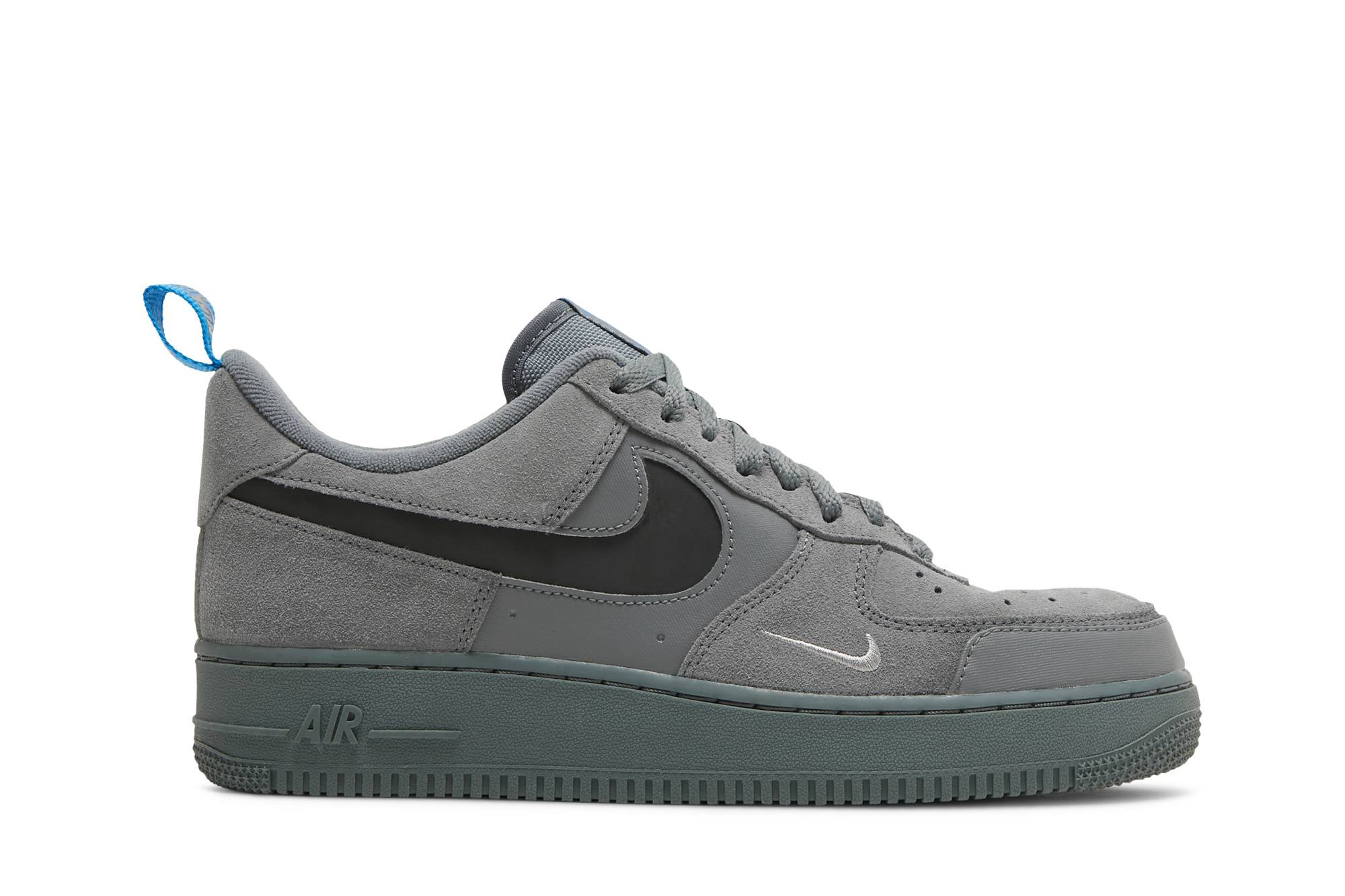 Nike Air Force 1 Low Cut Out Swoosh – Grey DO6709-002 Nicesnk